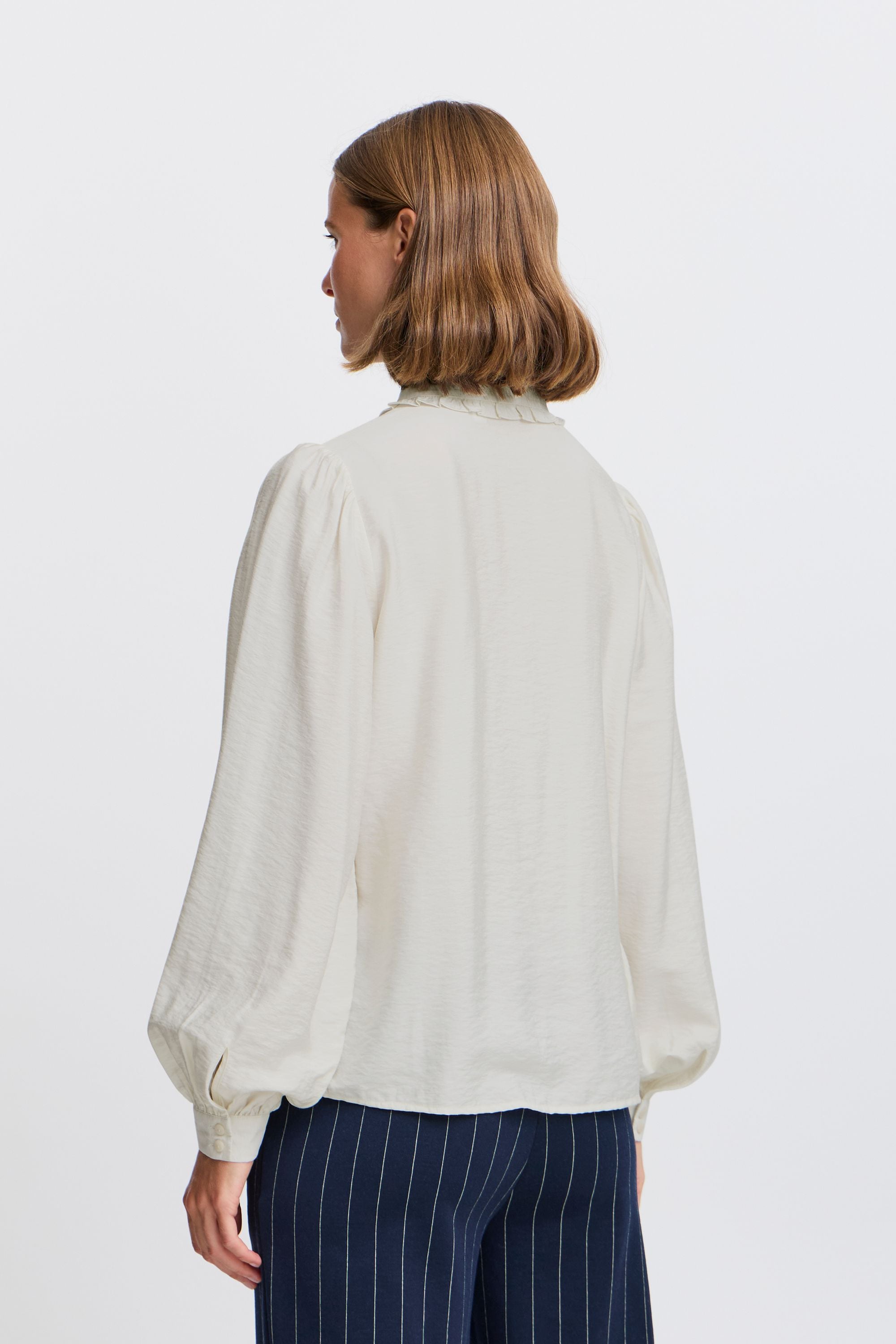 b.young Tunika »Langarmbluse BYIBINE FRILL SHIRT«