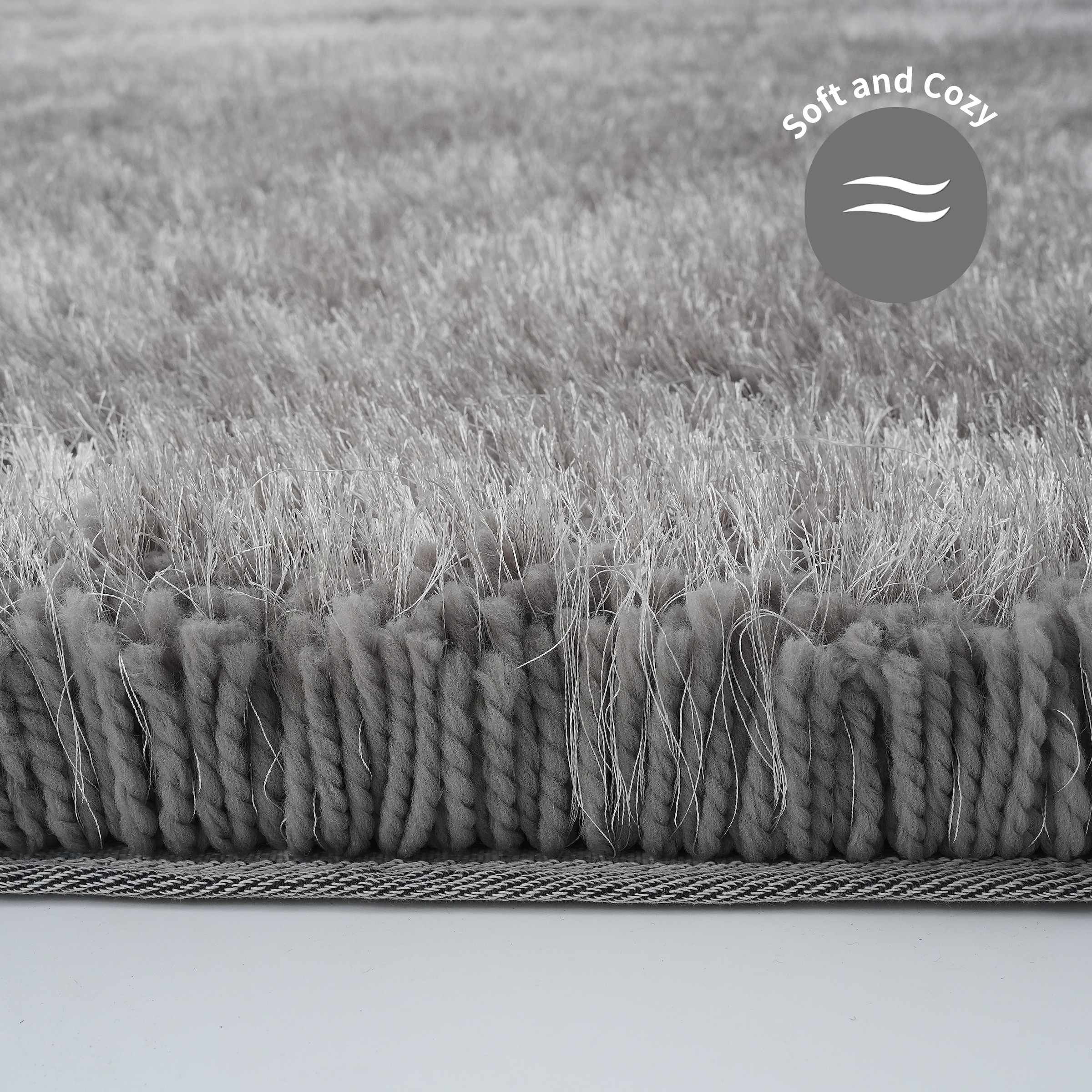 Guido Maria Kretschmer Home&Living Hochflor-Teppich »Micro exclusiv Teppich, sehr hoher Flor, weich durch Mikrofaser«, rechteckig, 78 mm Höhe, sehr weich, flauschig, uni, Wohnzimmer, Schlafzimmer, Kinderzimmer