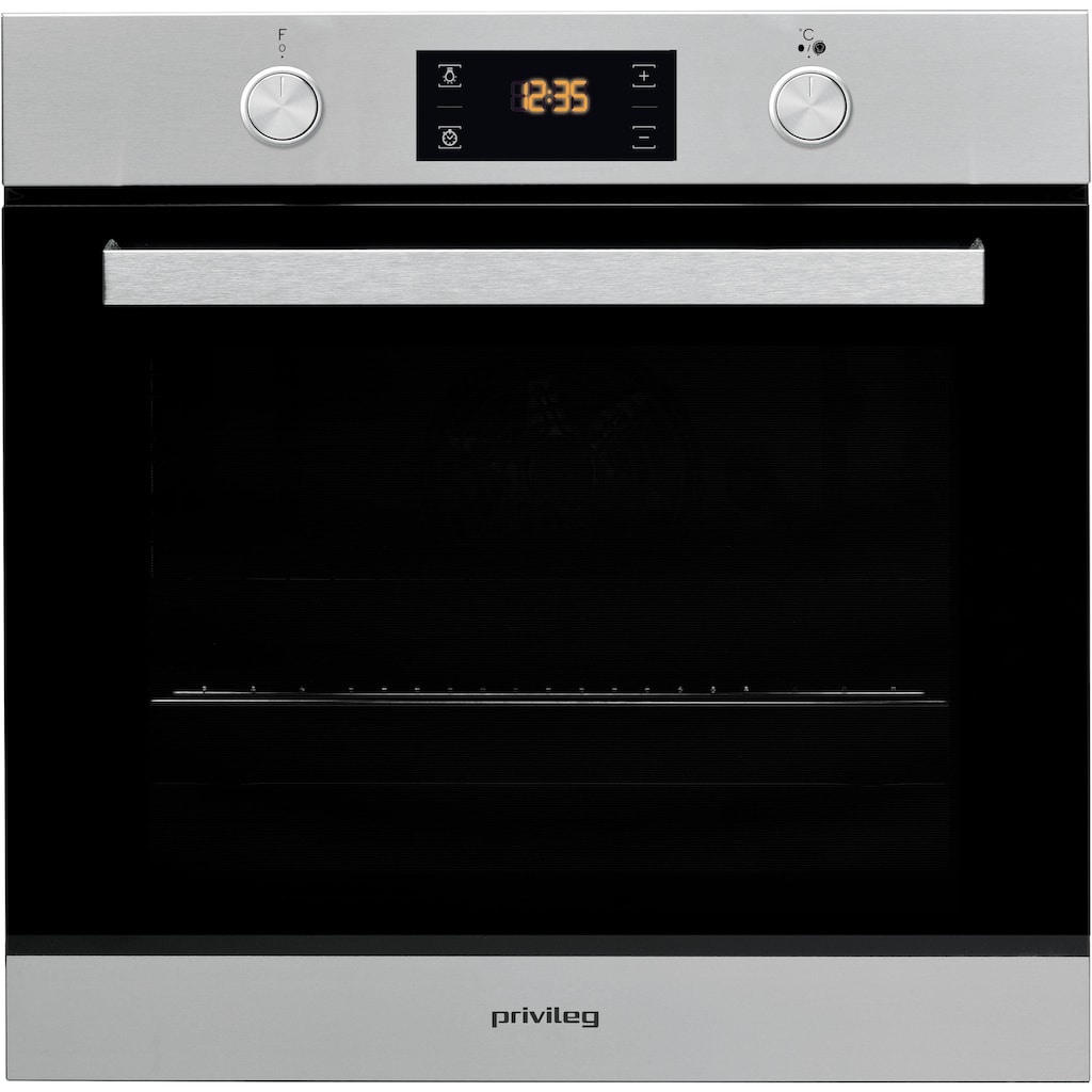 Privileg Backofen-Set »BAKO Turn&Cook 400«, PBWR6 OP8V2 IN, mit 2-fach-Teleskopauszug, Pyrolyse-Selbstreinigung