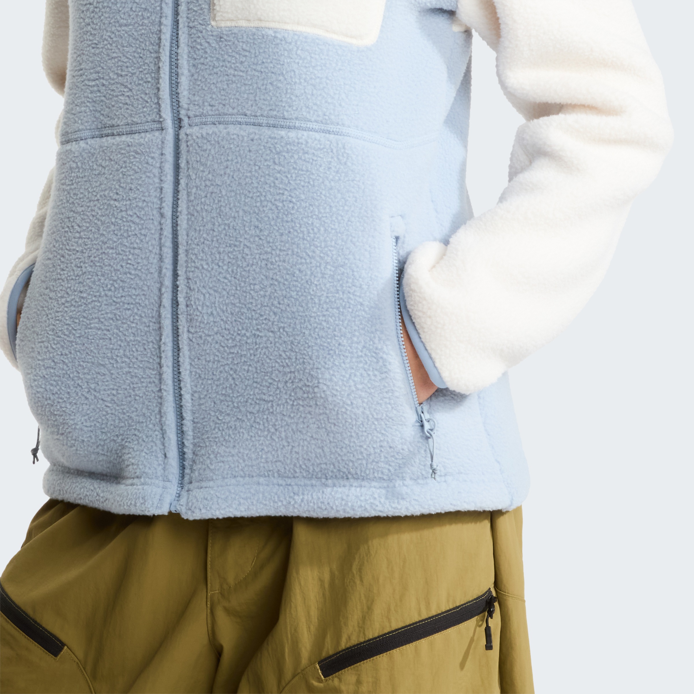 The North Face Strickfleece-Pullover »W YUMIORI FULL ZIP« aus Polyester, mit durchgehendem Reißverschluss