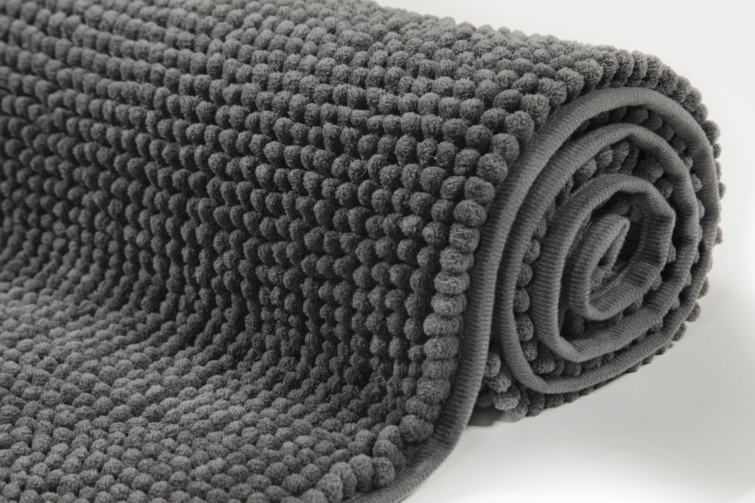 OTTO home Badematte »Kaelan, weicher Chenille«, rutschhemmend beschichtet, fußbodenheizungsgeeignet, Badvorleger, Badteppich weiches Chenille, pastellfarben, Badezimmer