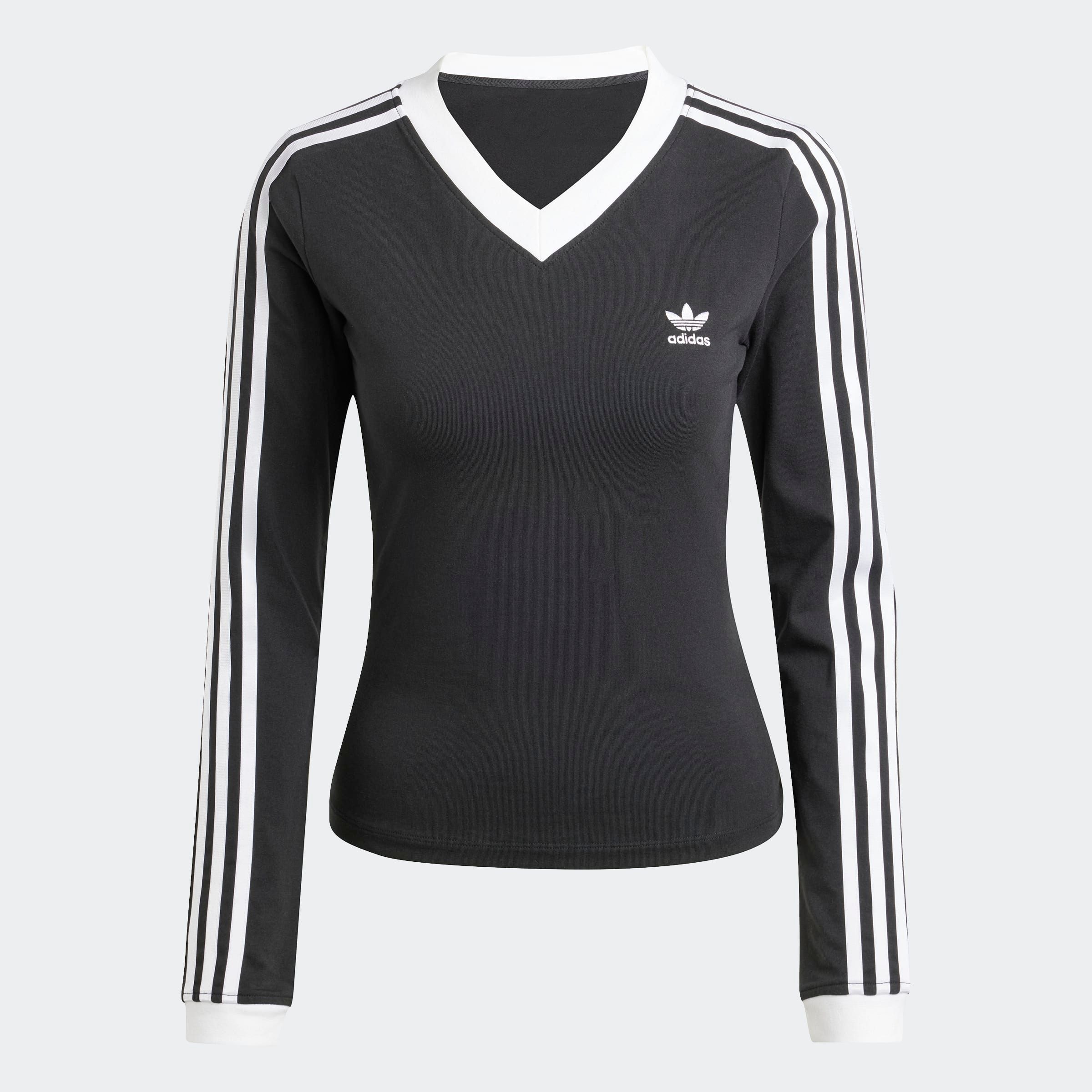 adidas Originals Langarmshirt »V-NECK LS«