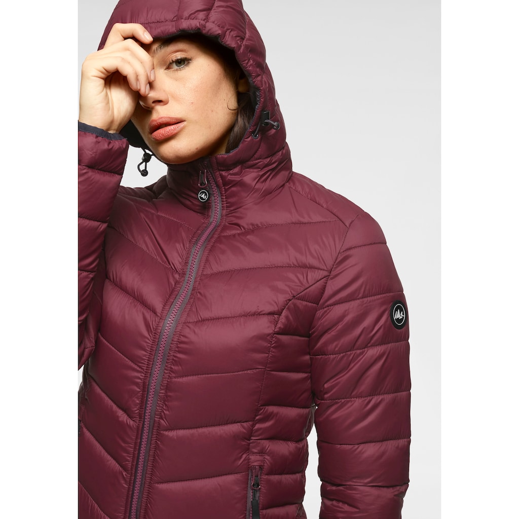 Polarino Steppjacke, mit Kapuze