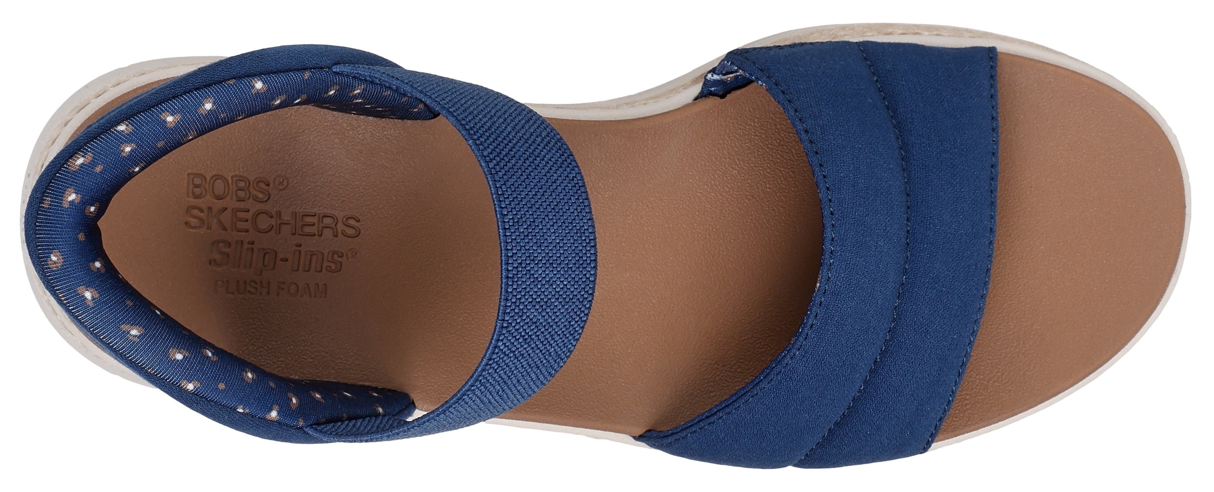 Skechers Sandale »BOBS SUN RAY«, Keilsandale, Sandalette, Plateausandale mit Plush Foam
