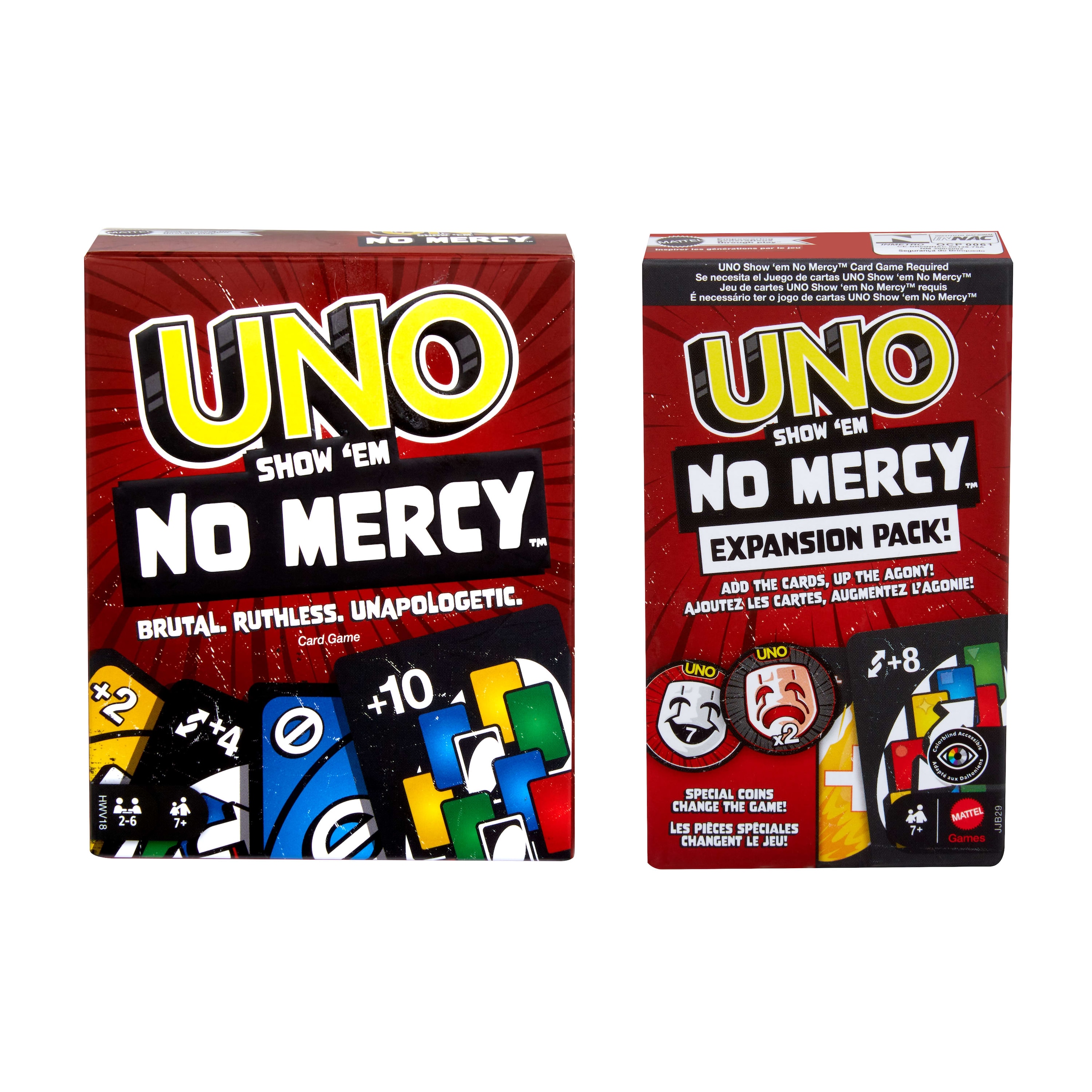 Mattel games Spiel »Erweiterungsset -UNO Show 'em No Mercy«