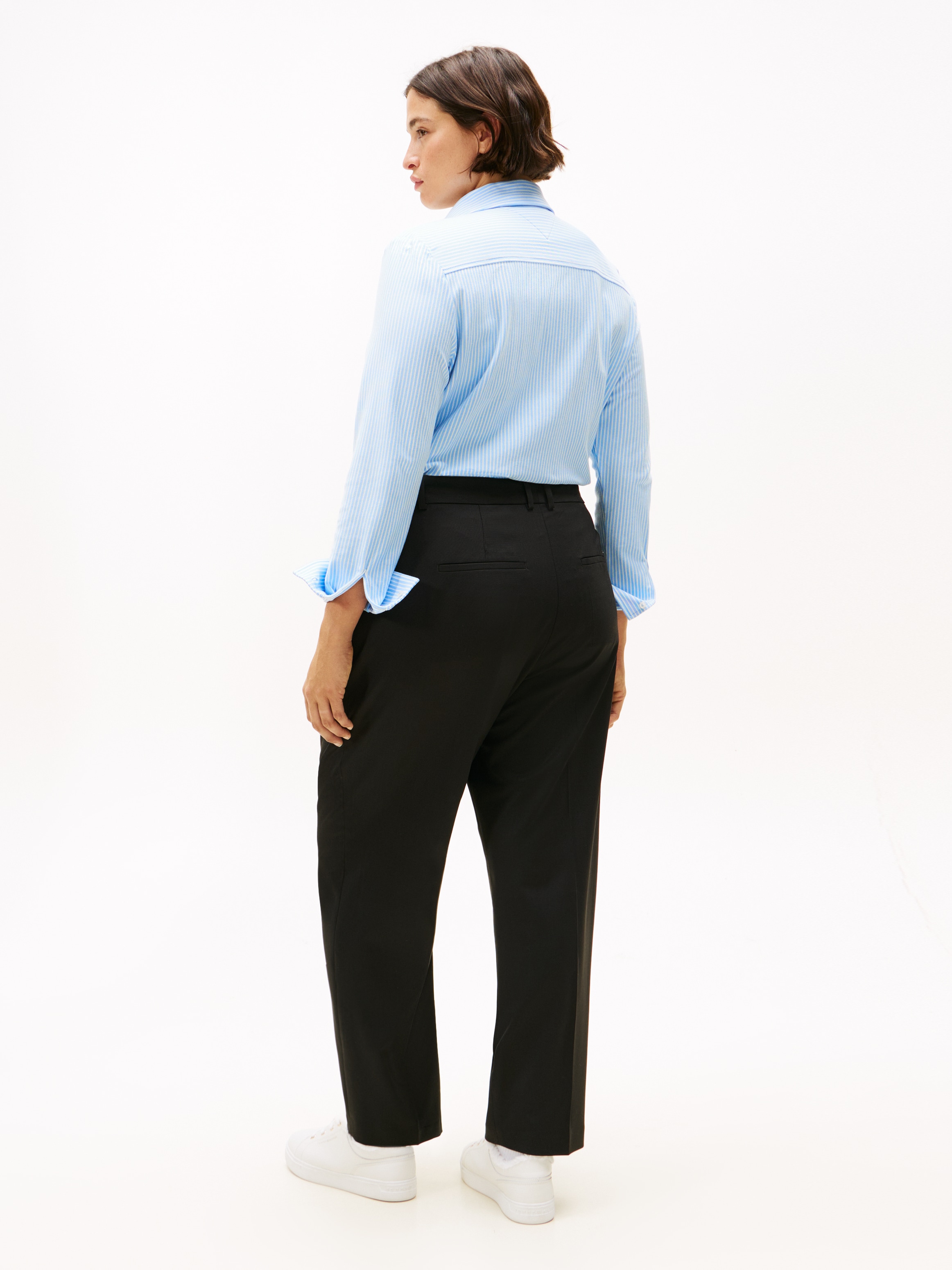 Tommy Hilfiger Curve Anzughose »CRV TIMELESS WOOL SLIM STRT PANT«, in großen Größen, mit Wolle