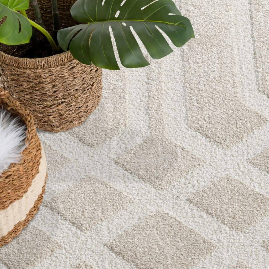 Carpet City Teppich »FLAIR138«, rechteckig, 11 mm Höhe, Kurzflor-Teppich, Skandi-Stil, Wohnzimmer