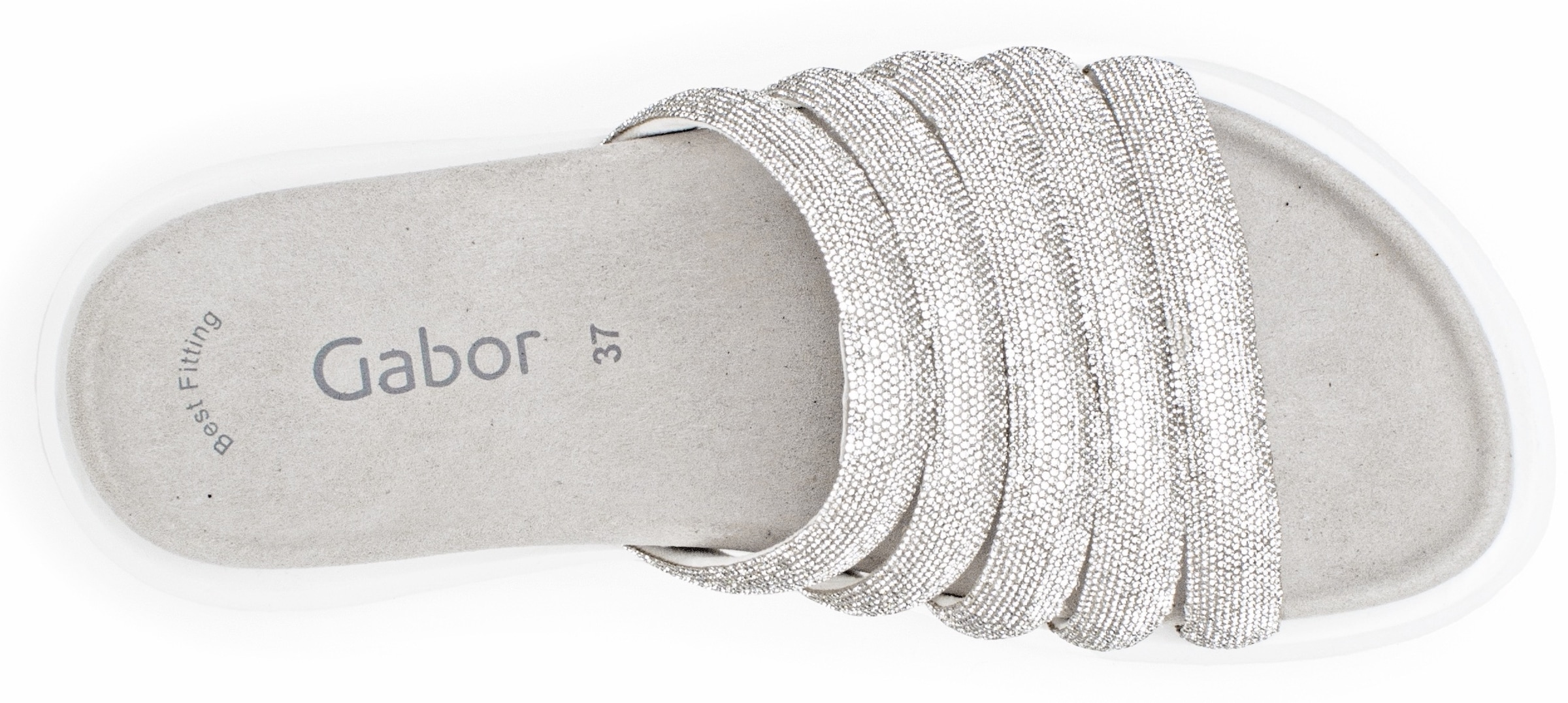 Gabor Pantolette, Plateau, Sommerschuh, Schlappen mit Best Fitting-Ausstattung
