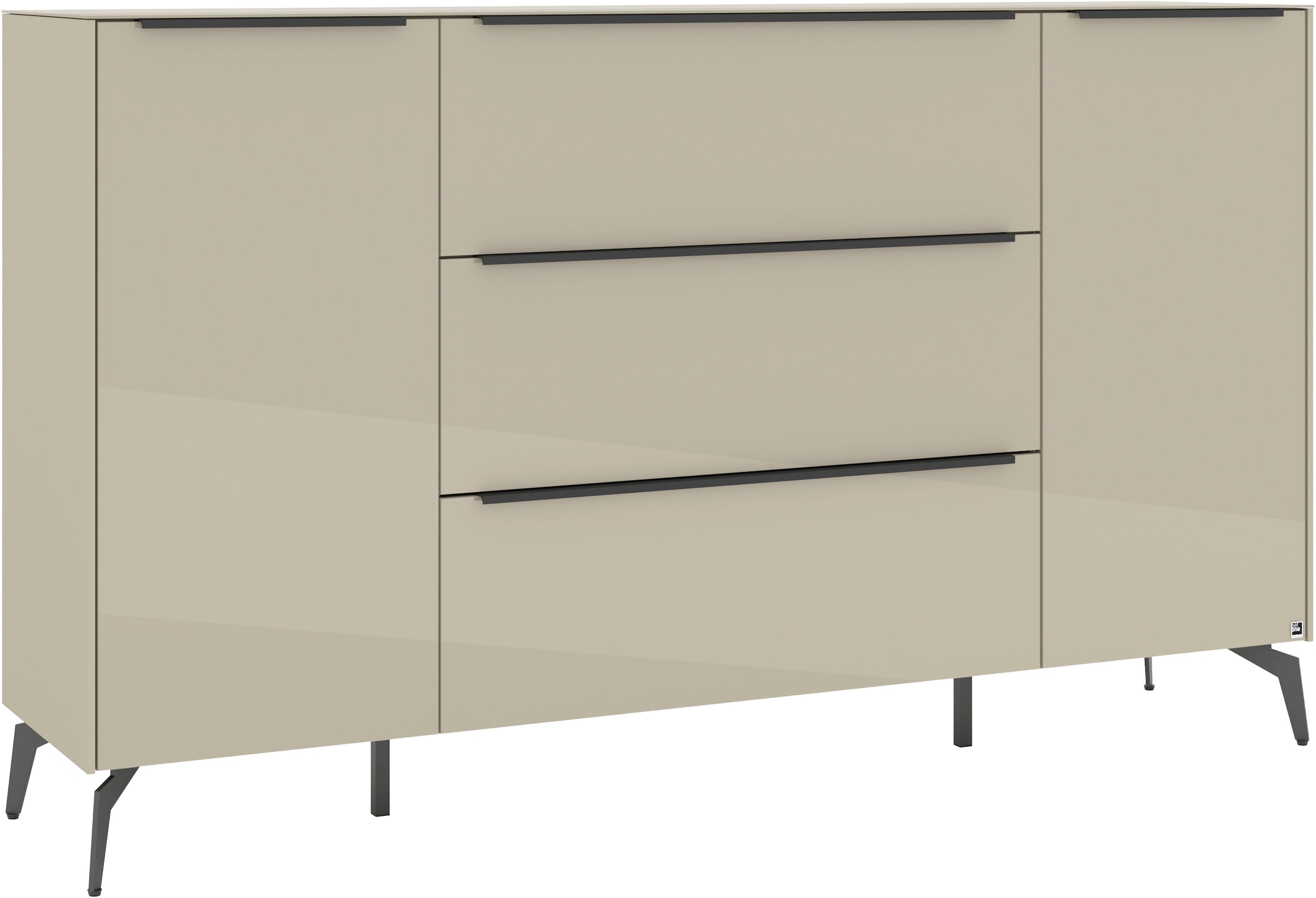 set one by Musterring Sideboard »Reno« 1 Stk. tlg. Mit Winkelfuß in diversen Farben, 109 cm Höhe & Farbauswahl