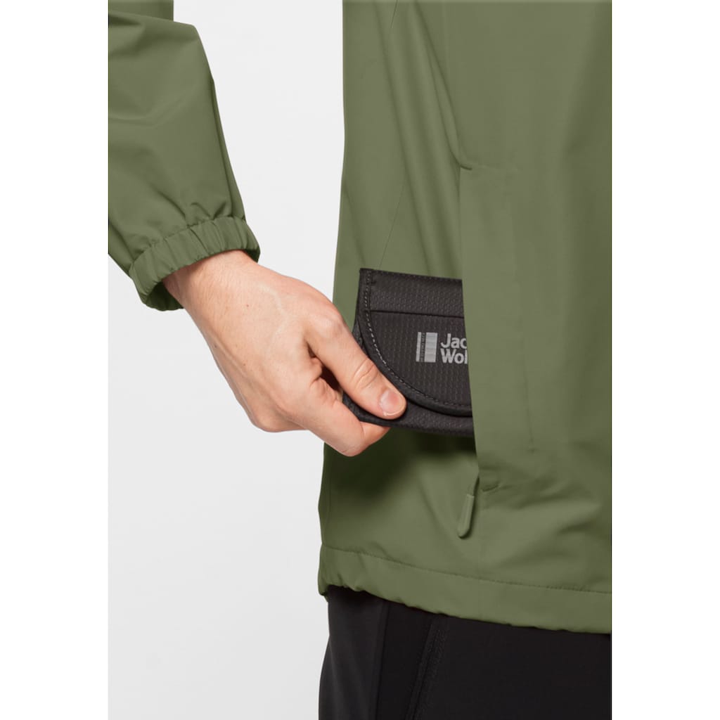 Jack Wolfskin Outdoorjacke »STORMY POINT 2L JKT M«, mit Kapuze