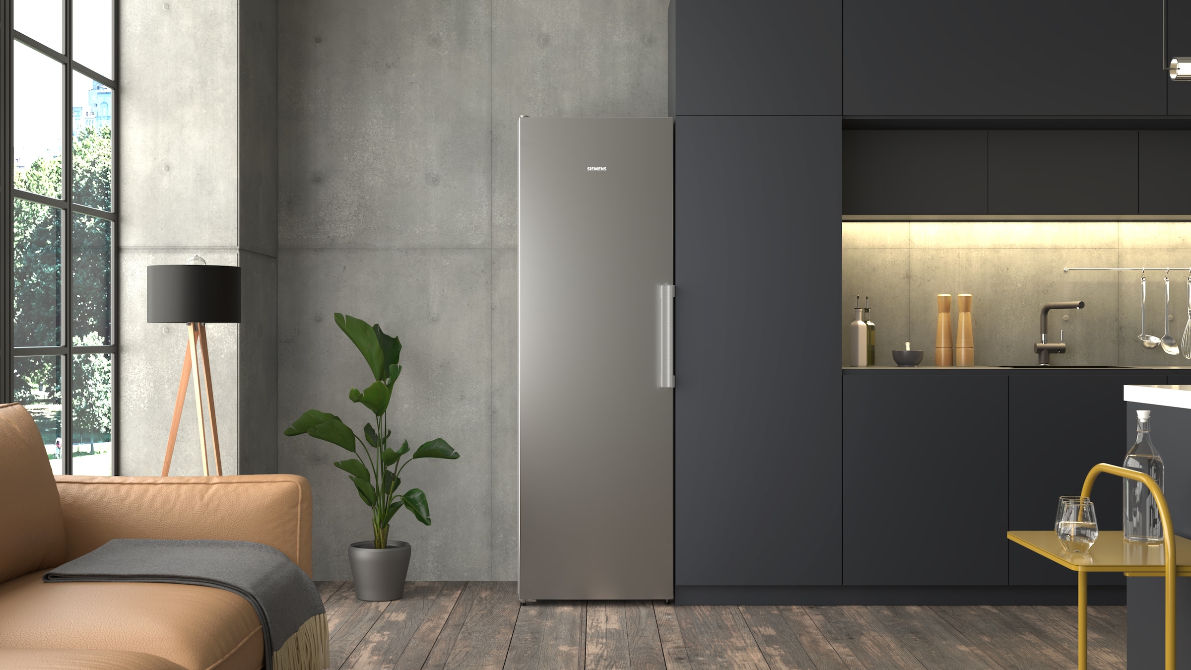 SIEMENS Kühlschrank iQ300 »KS36NVICG« 186,2 cm hoch 59,5 cm breit