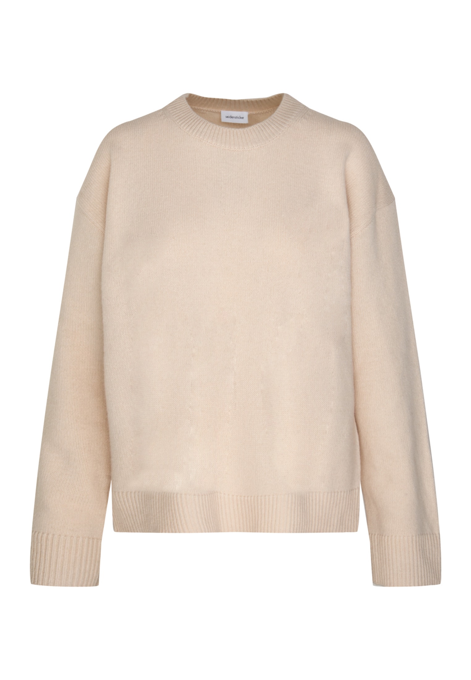seidensticker Strickpullover »Schwarze Rose«, Langarm Rundhals Uni