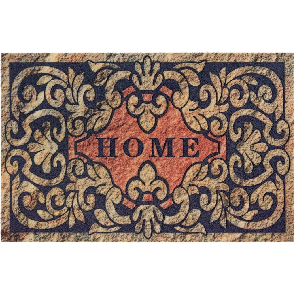 Home affaire Fußmatte »Home ornament«, rechteckig