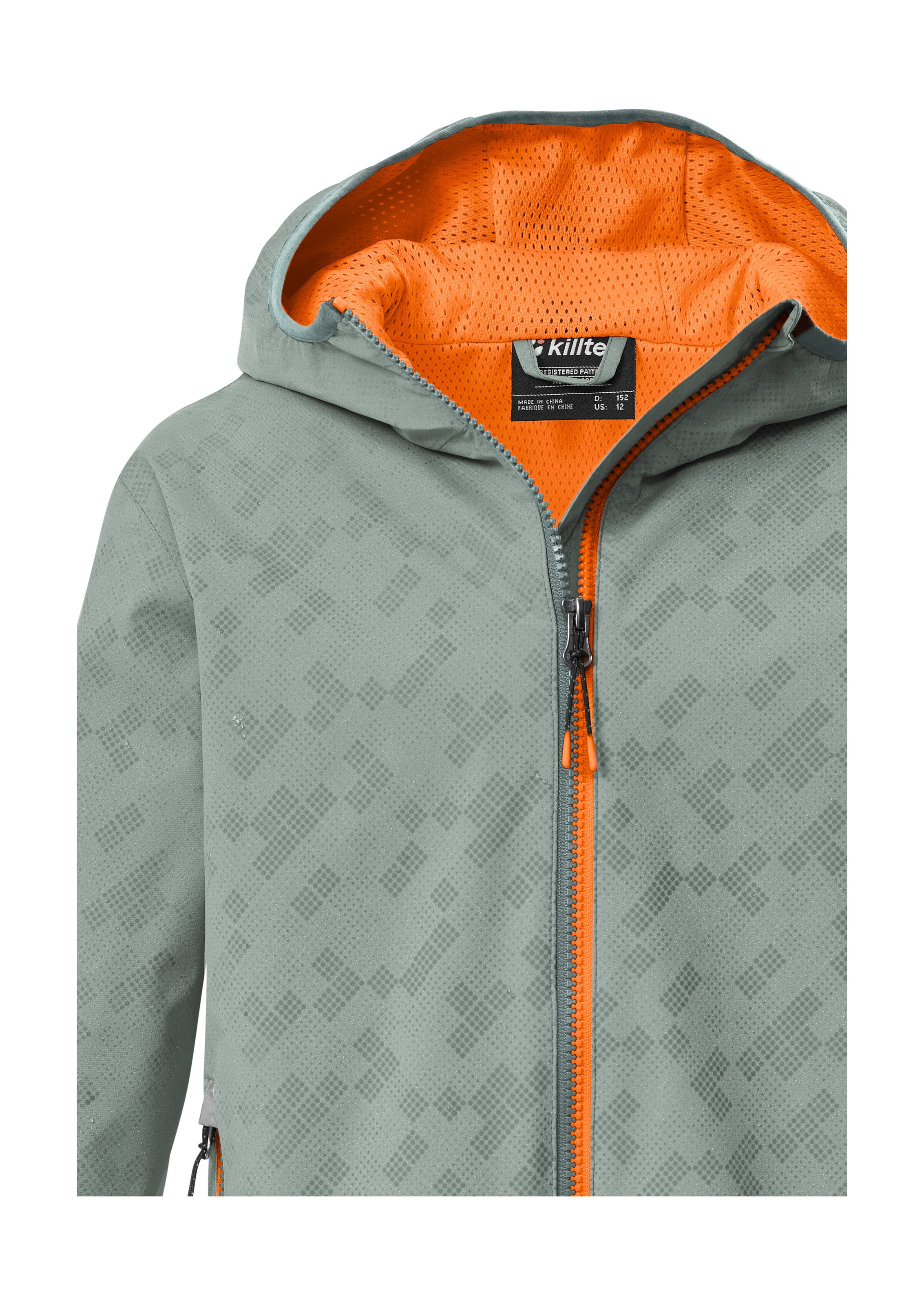 Killtec Funktionsjacke »KOS 145 BYS JCKT« Kinderjacke mit Magic Print, wasserdicht, Kapuze, Kinnschutz