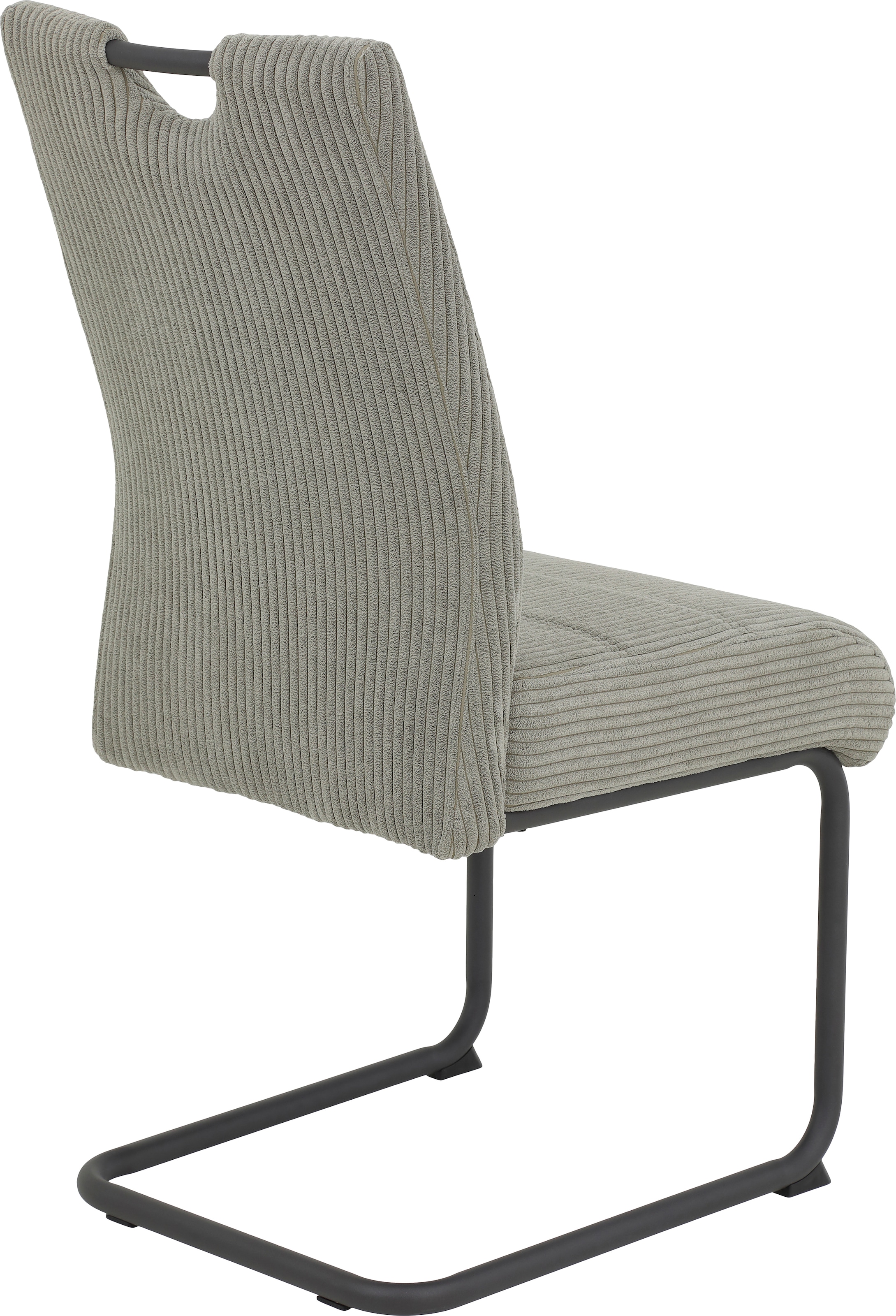 HELA Freischwinger »MERKUR XL«, (Set), 4 St., Breitcord, Federkern, 140 Kg Belastbarkeit, Cord Bezug, 2er & 4er Set