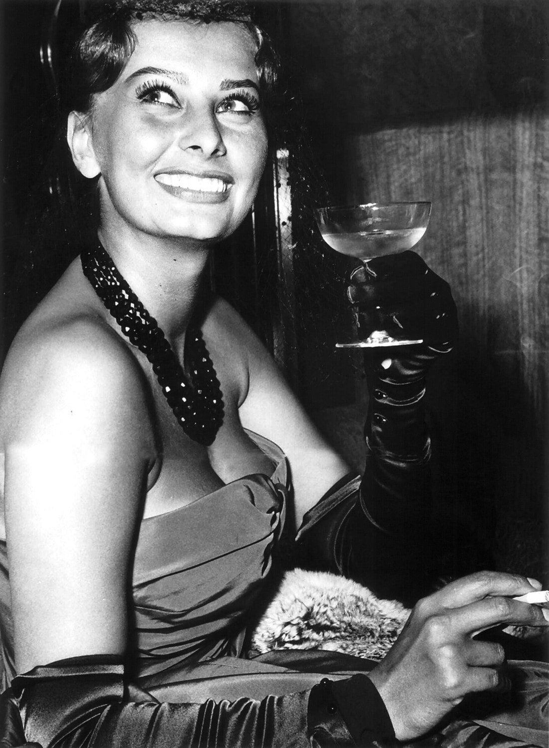 queence Acrylglasbild »Champagne«, Schwarz-Weiß-Frau-Stars-Portrait-Foto-Film-Filmfiguren-Filmszene, Fine Art-Print in Galeriequalität