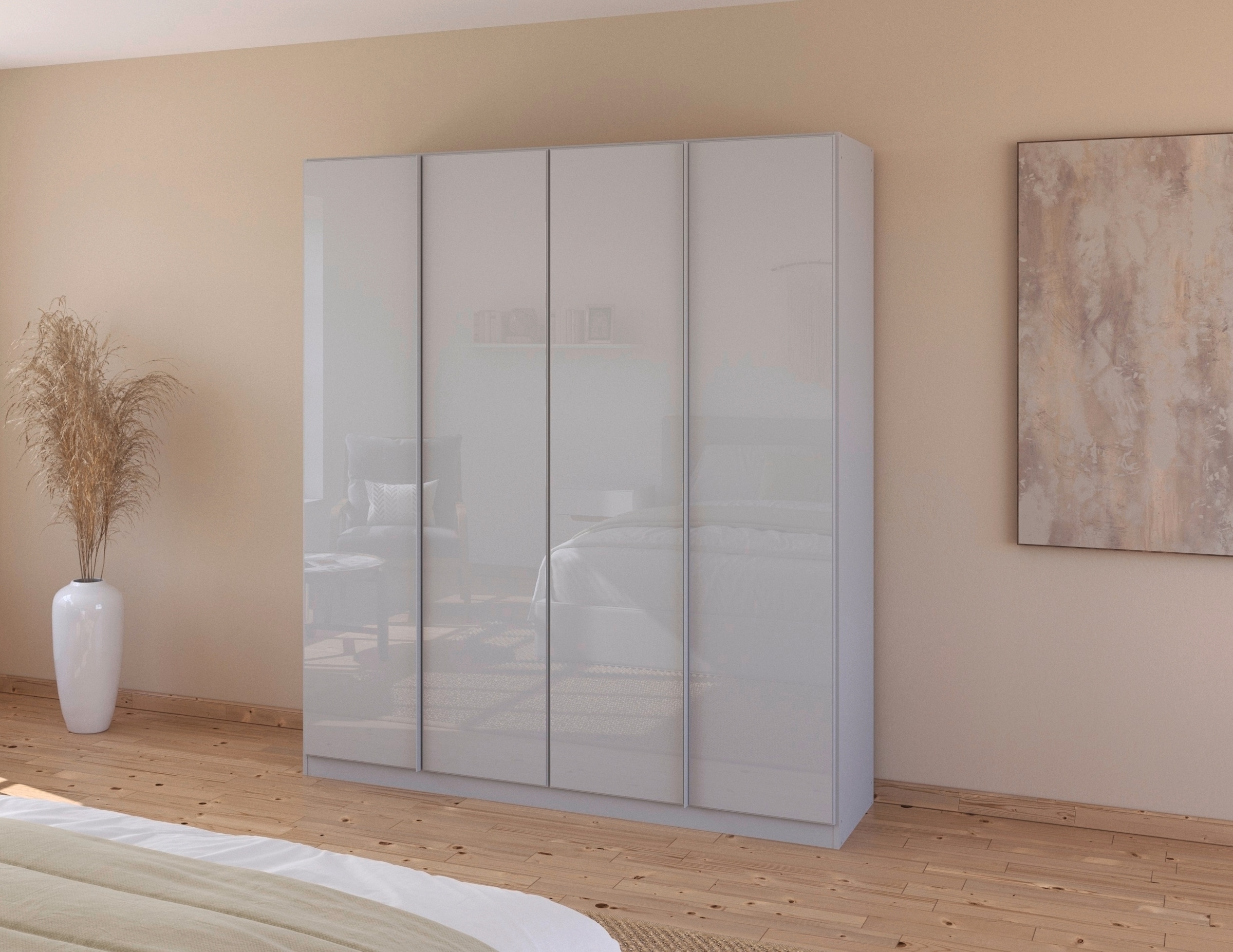 rauch Drehtürenschrank »Monostar« mit Glasfront sowie umfangreicher Innenausstattung