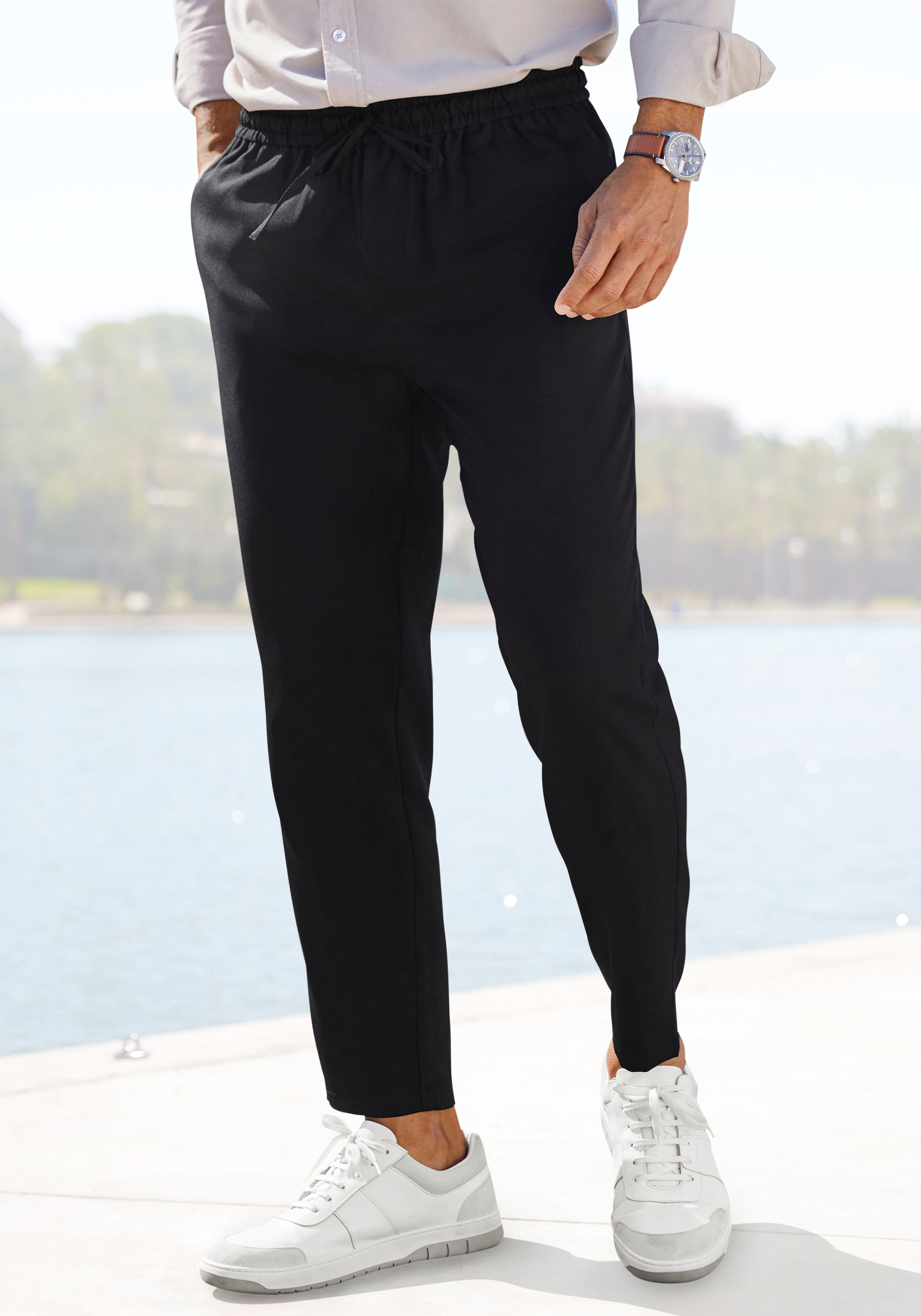 John Devin Jogger Pants »Jogg Pants«, Slim Fit, aus leichter Webqualität