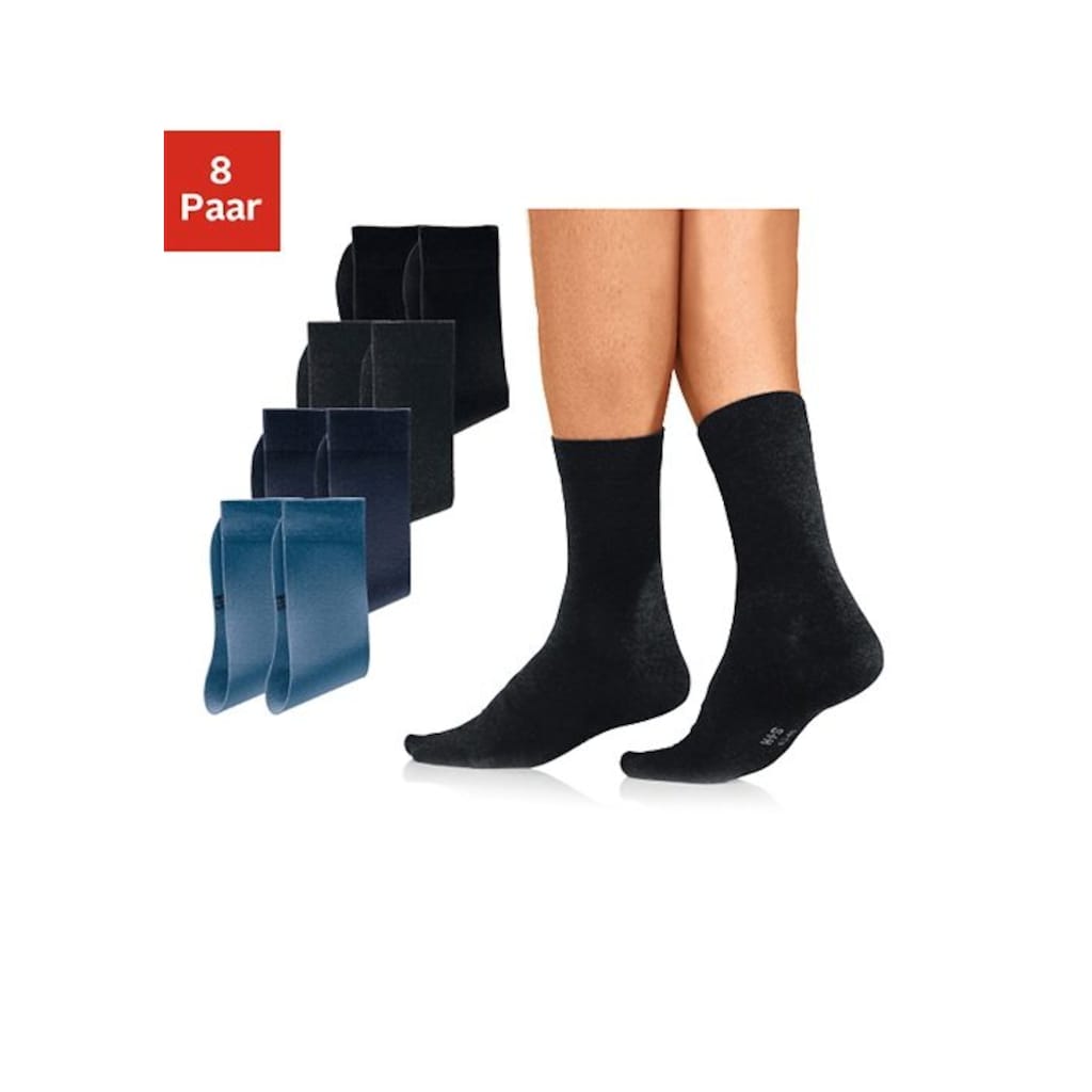 H.I.S Basicsocken, (8 Paar)