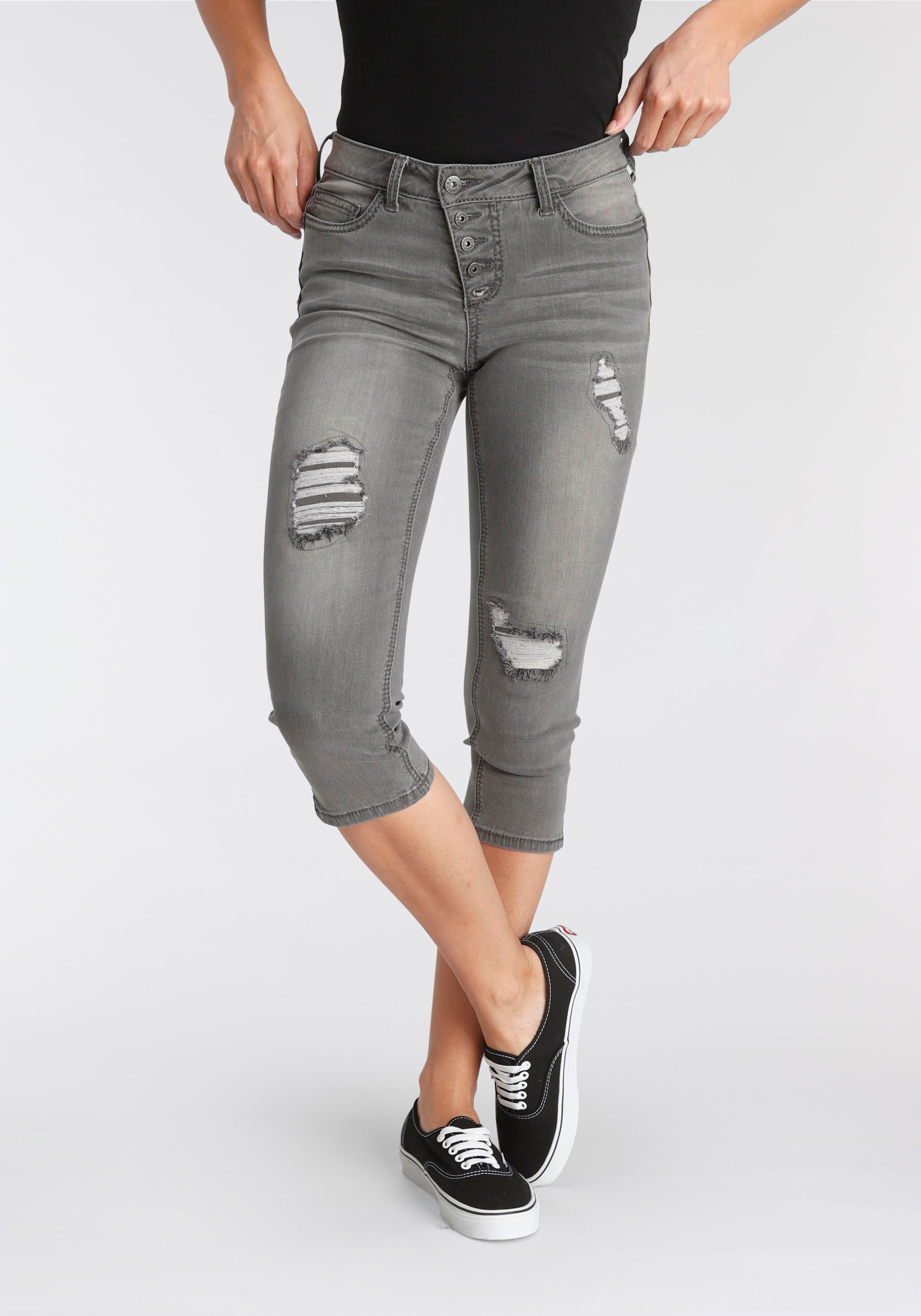 NoName Capri jeans Rabatt 95 % Weiß 38 DAMEN Jeans Capri jeans NO STYLE 