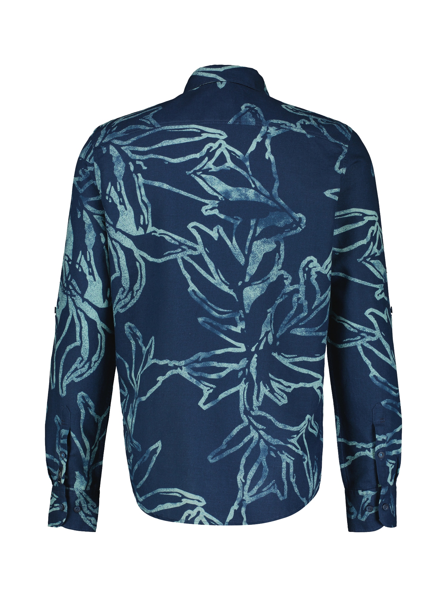 LERROS Langarmhemd »LERROS Herren Langarmhemd mit sommerlichem Alloverprint«