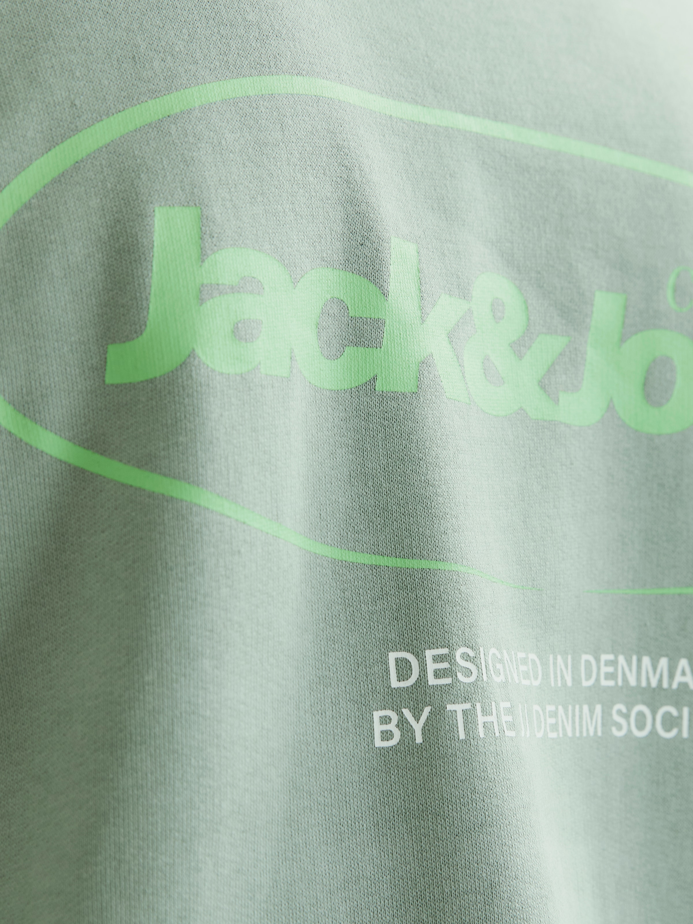 Jack & Jones Sweatshirt »JJEBRADLEY GRAPHIC SWEAT CREW NOOS«, mit Front und Back Print