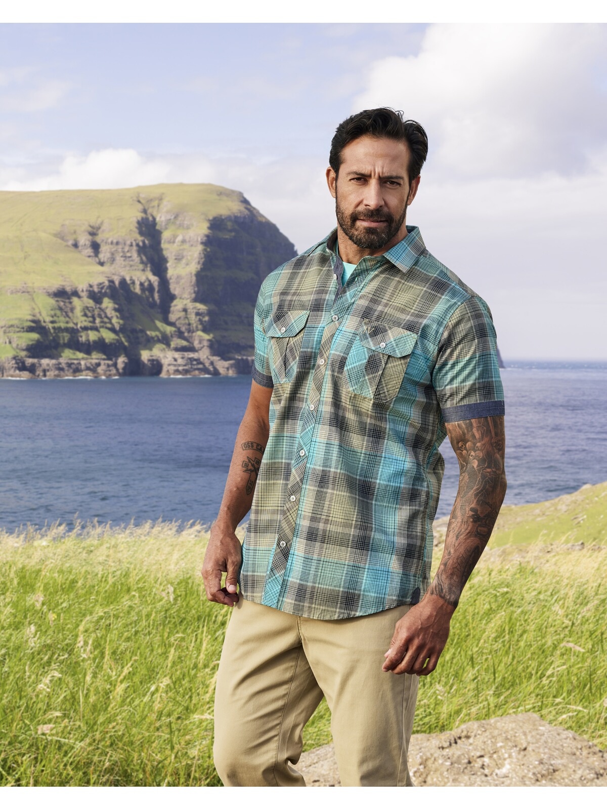 Jan Vanderstorm Kurzarmhemd »Kurzarmhemd KLENGT«