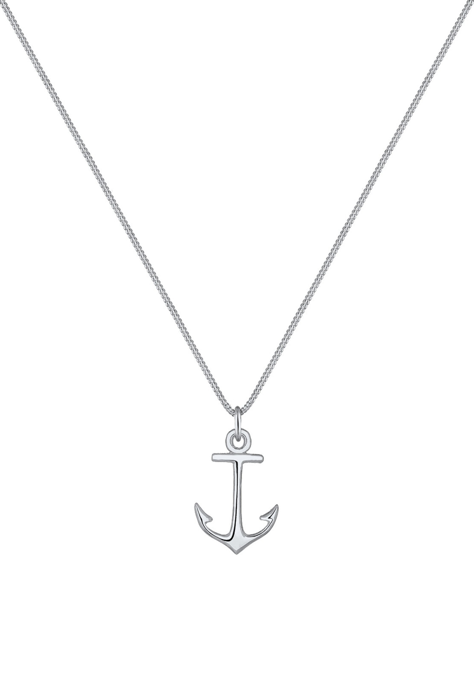 Elli Kette mit Anhänger »Halskette Anhänger Anker 925 Sterling Silber«