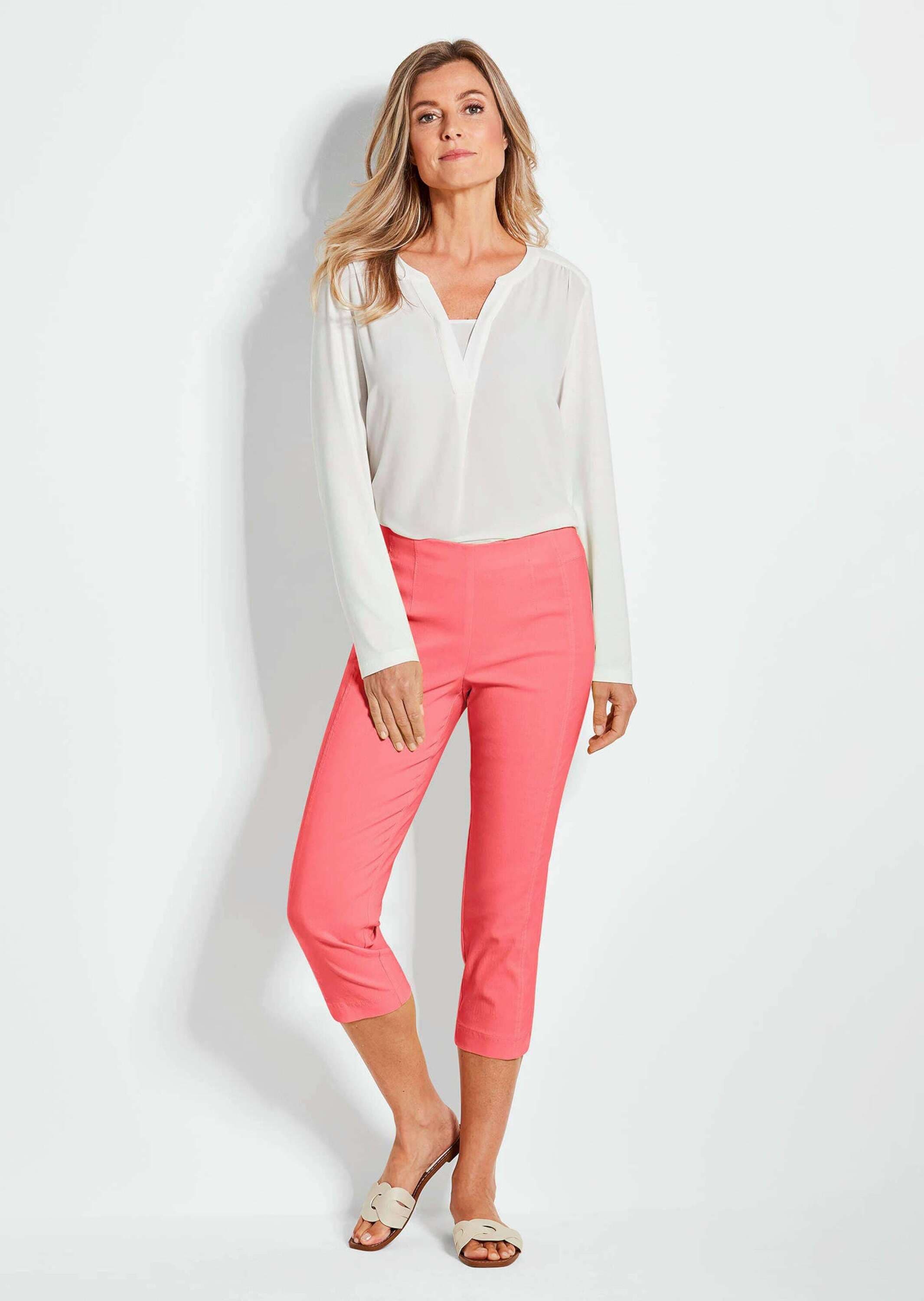 GOLDNER Schlupfhose »Schlupfhose LOUISA mit Steppnähten«