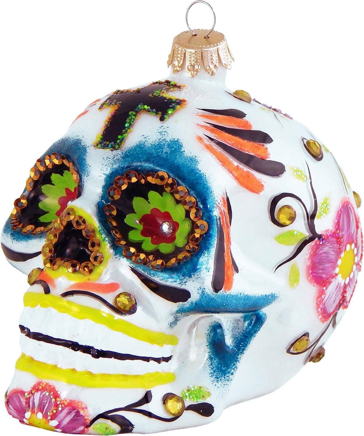 Dekoration Krebs tlg.), bestellen Weihnachtsdeko, mexikanischer OTTO »Totenkopf, Christbaumschmuck«, Christbaumschmuck mit mundgeblasen, Lauscha bei Glas (1