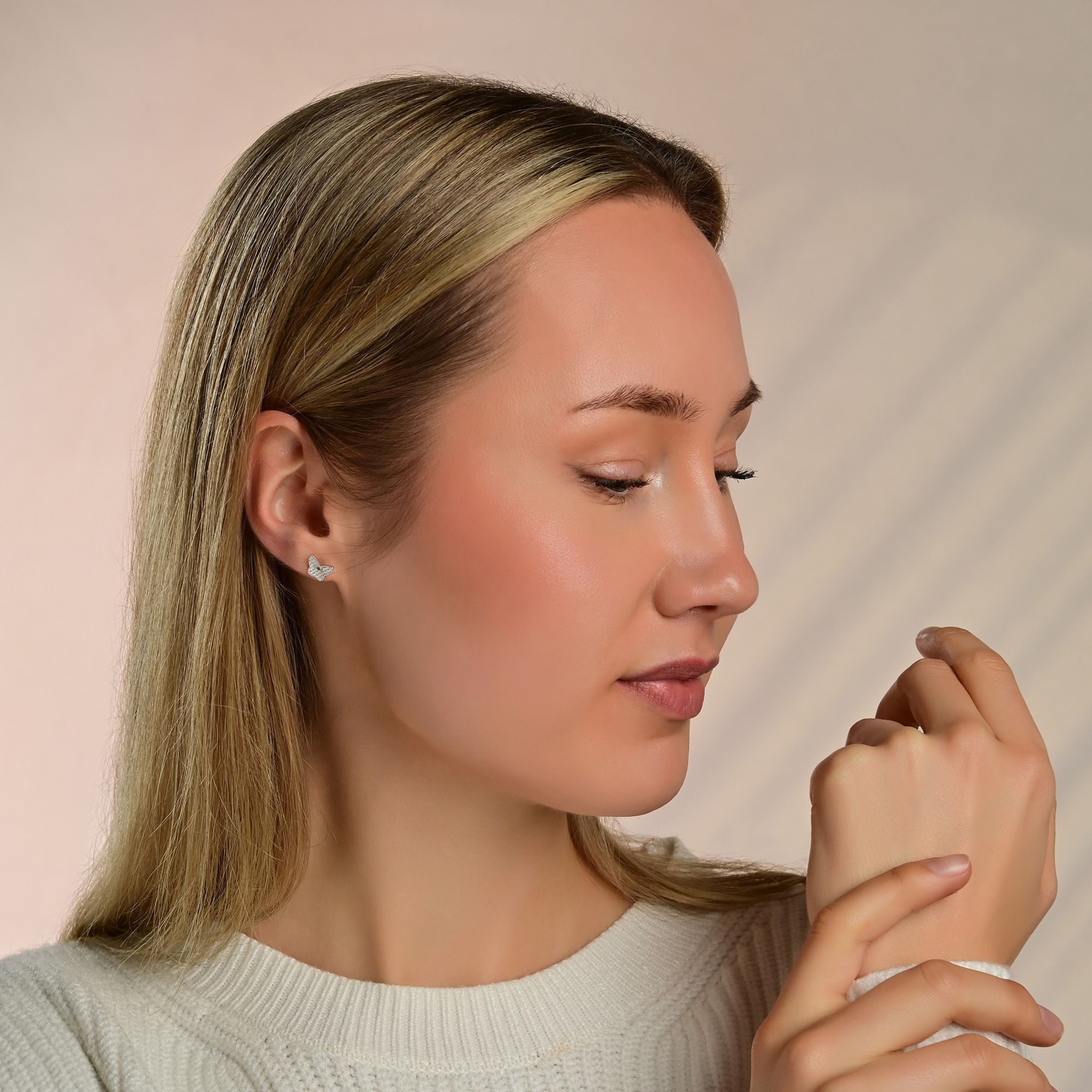 Adelia´s Paar Ohrstecker »Mädchen Ohrringe ¿ Ohrstecker aus 925 Silber«