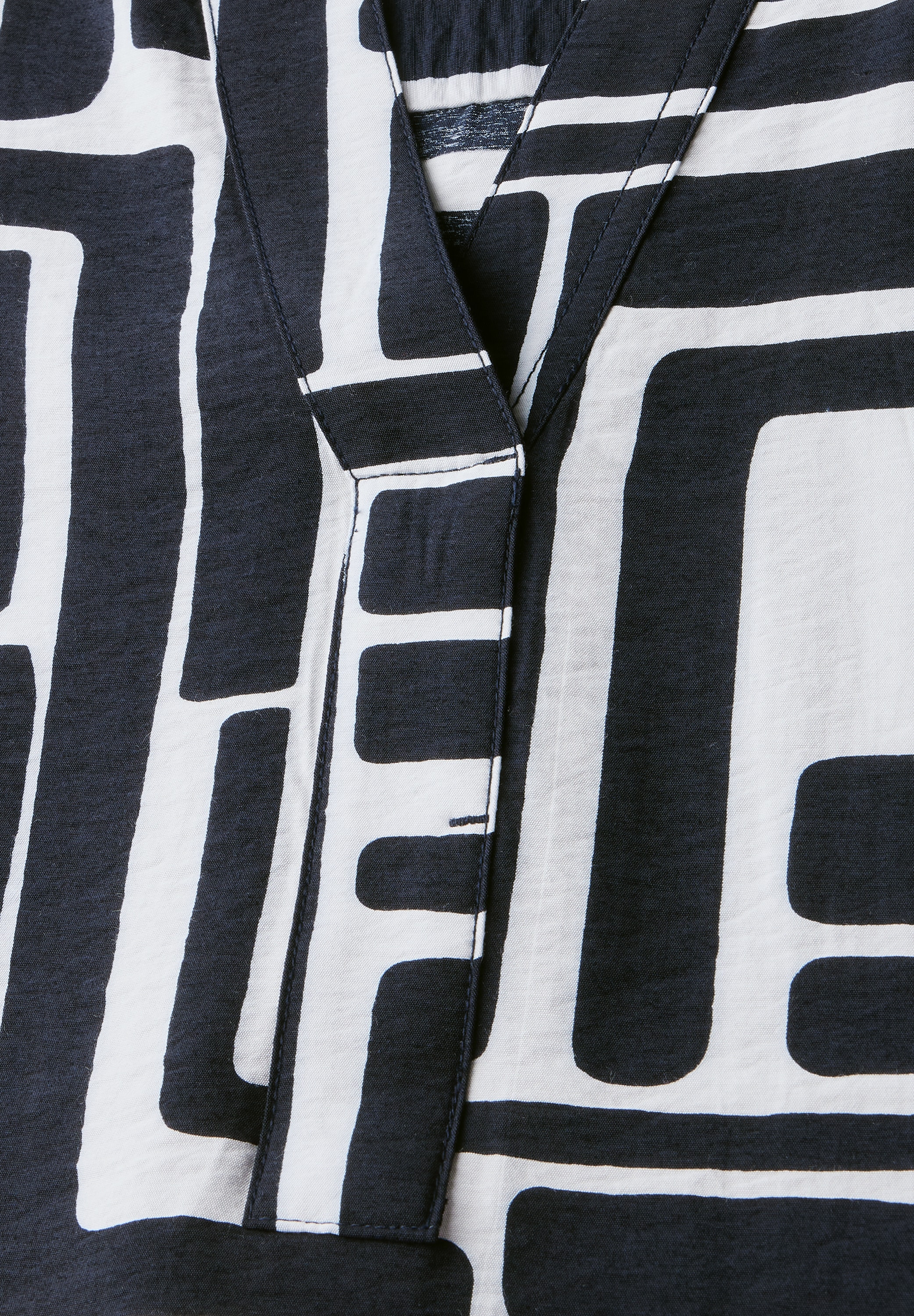 Cecil Midikleid, 3/4-Arm, mit grafischem Muster