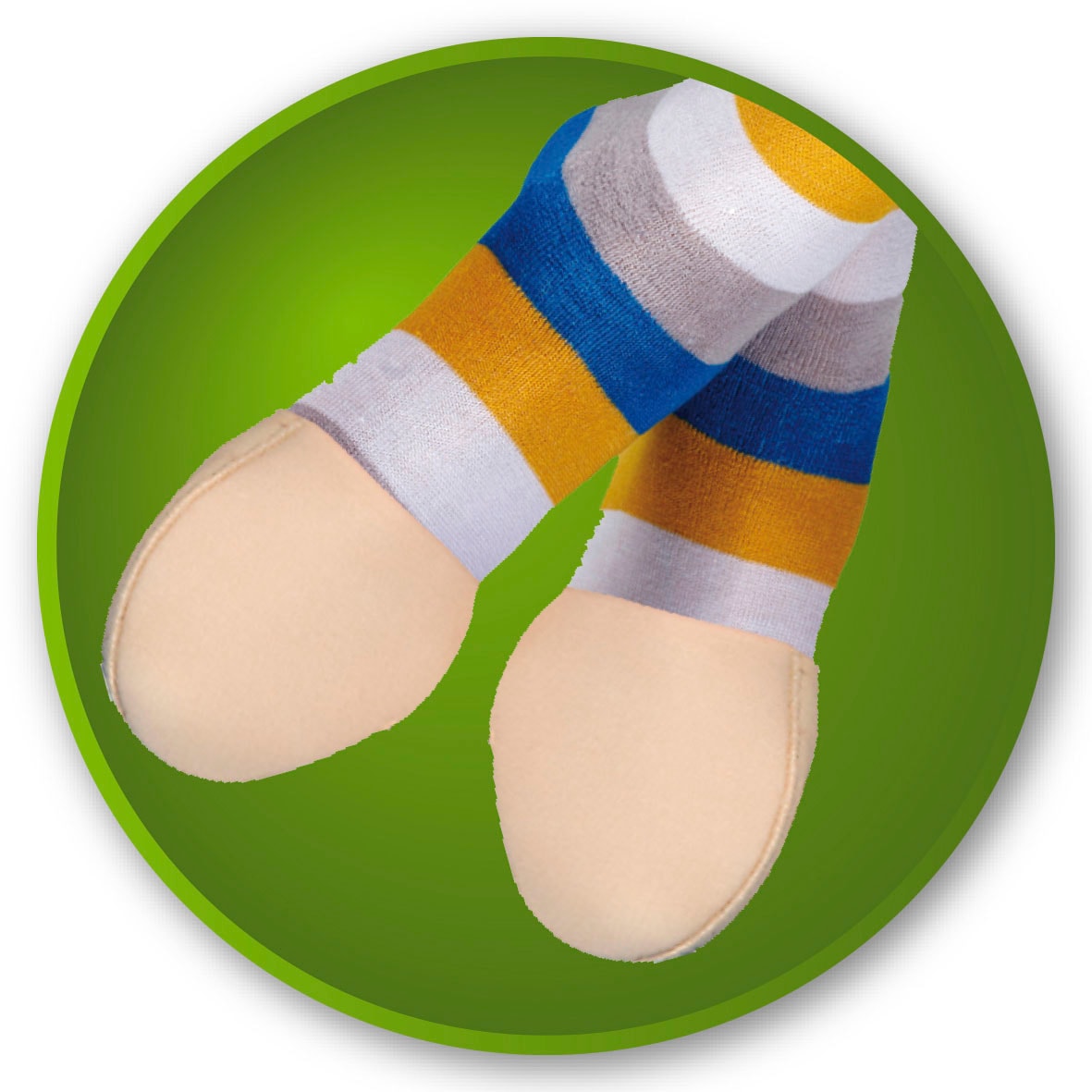 Fußgut Fußpolster »Zehenkappen "Supersoft"«, bei Verletzungen, Hallux valgus, Blasen, Hühneraugen, Ballenschmerzen