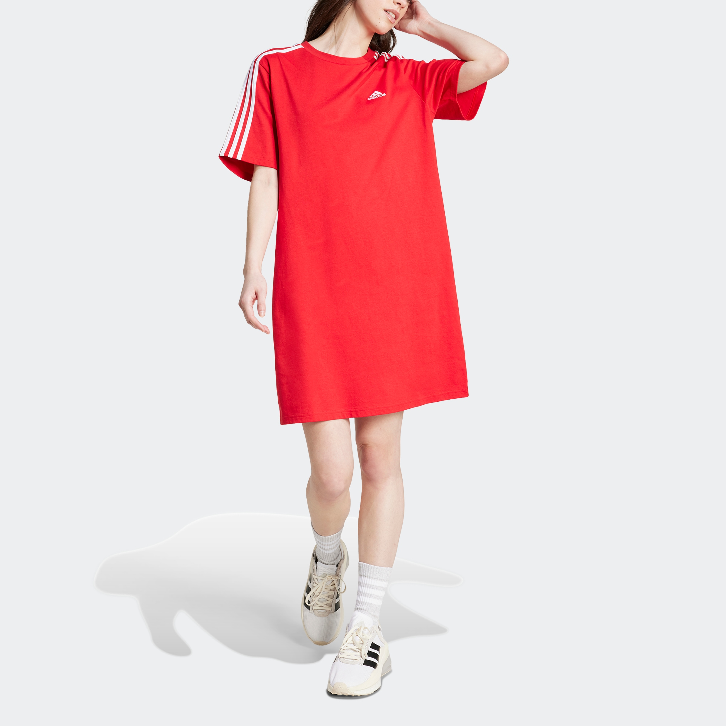 adidas Sportswear Shirtkleid »W 3S BF T DR«, (1 tlg.)