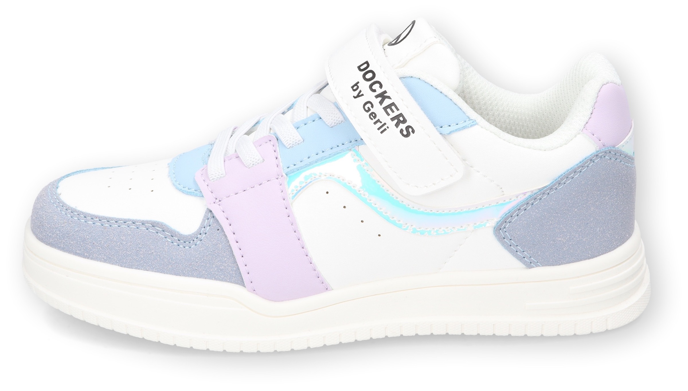 Dockers by Gerli Sneaker, Retro Sneaker, Klettschuh, Freizeitschuh mit Gummizug