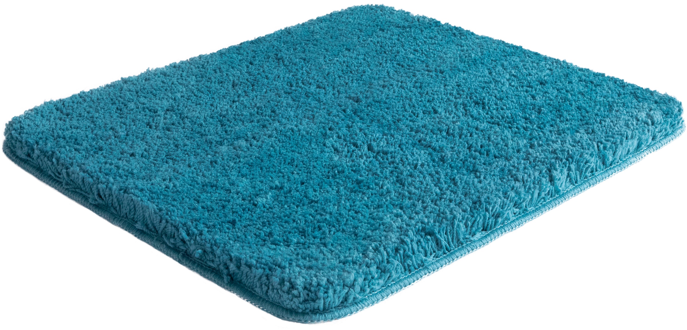 my home Badematte »Sanremo, Badvorleger, Badezimmer Teppich, sehr weich«, rutschhemmend beschichtet, fußbodenheizungsgeeignet-schnell trocknend, Badteppich, unifarben, rechteckig, rund & als 3-tlg. Set erhältlich