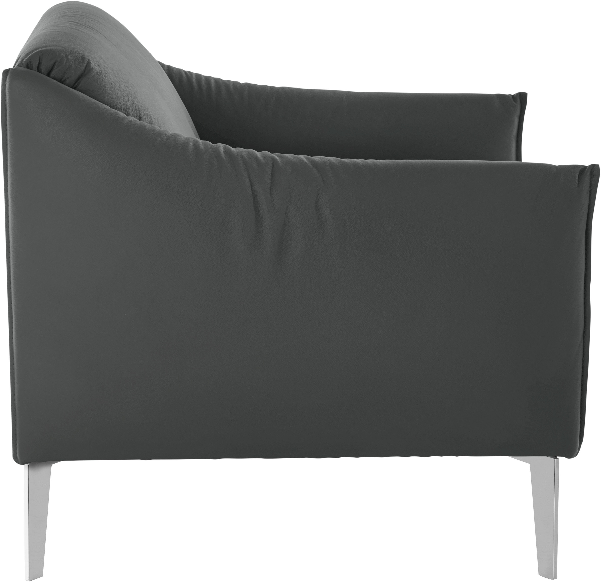 W.SCHILLIG Cocktailsessel »sally Designsessel, Loungesessel,«, mit Metall-Winkelfüßen in Chrom glänzend