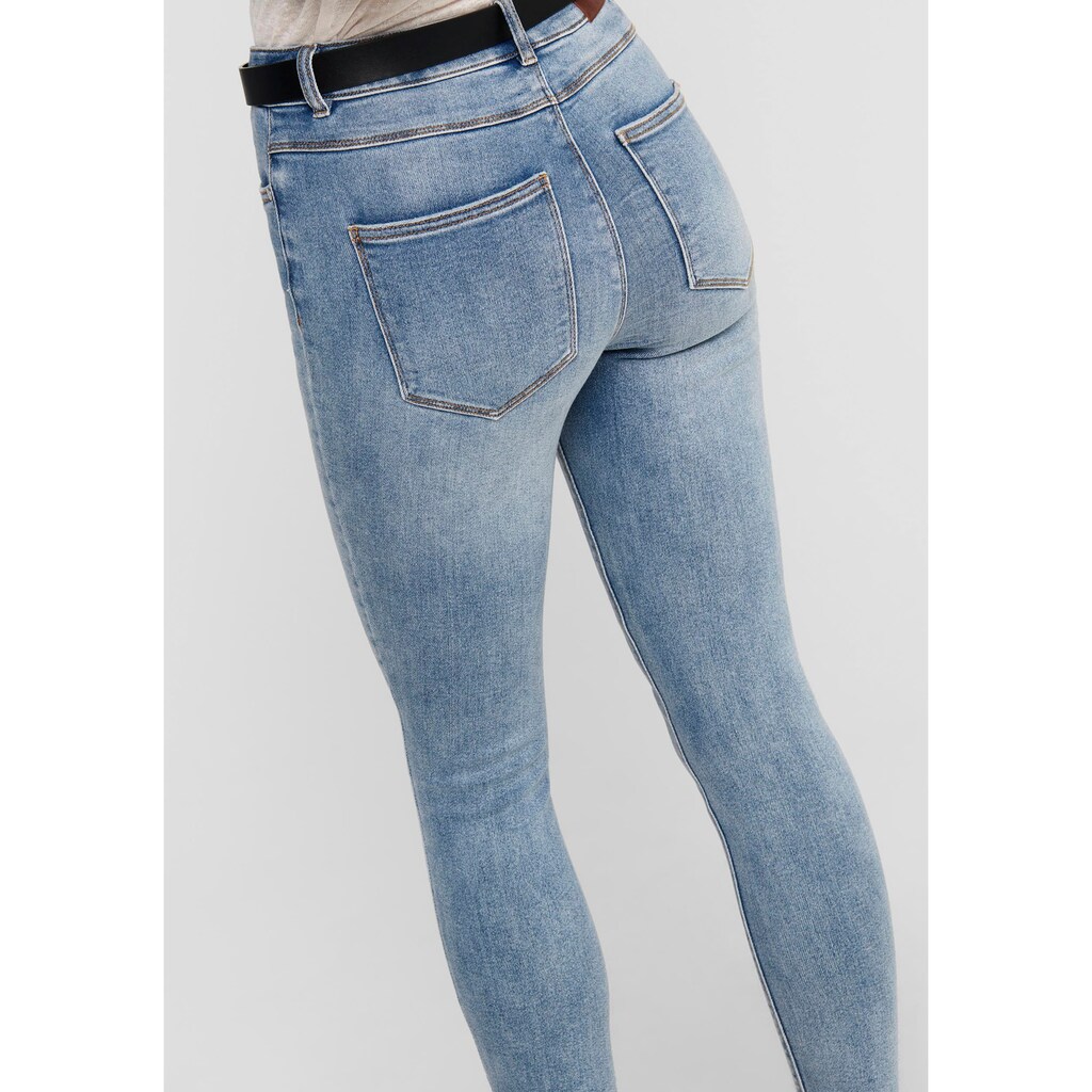 Only High-waist-Jeans »ONLMILA HW SK ANK«