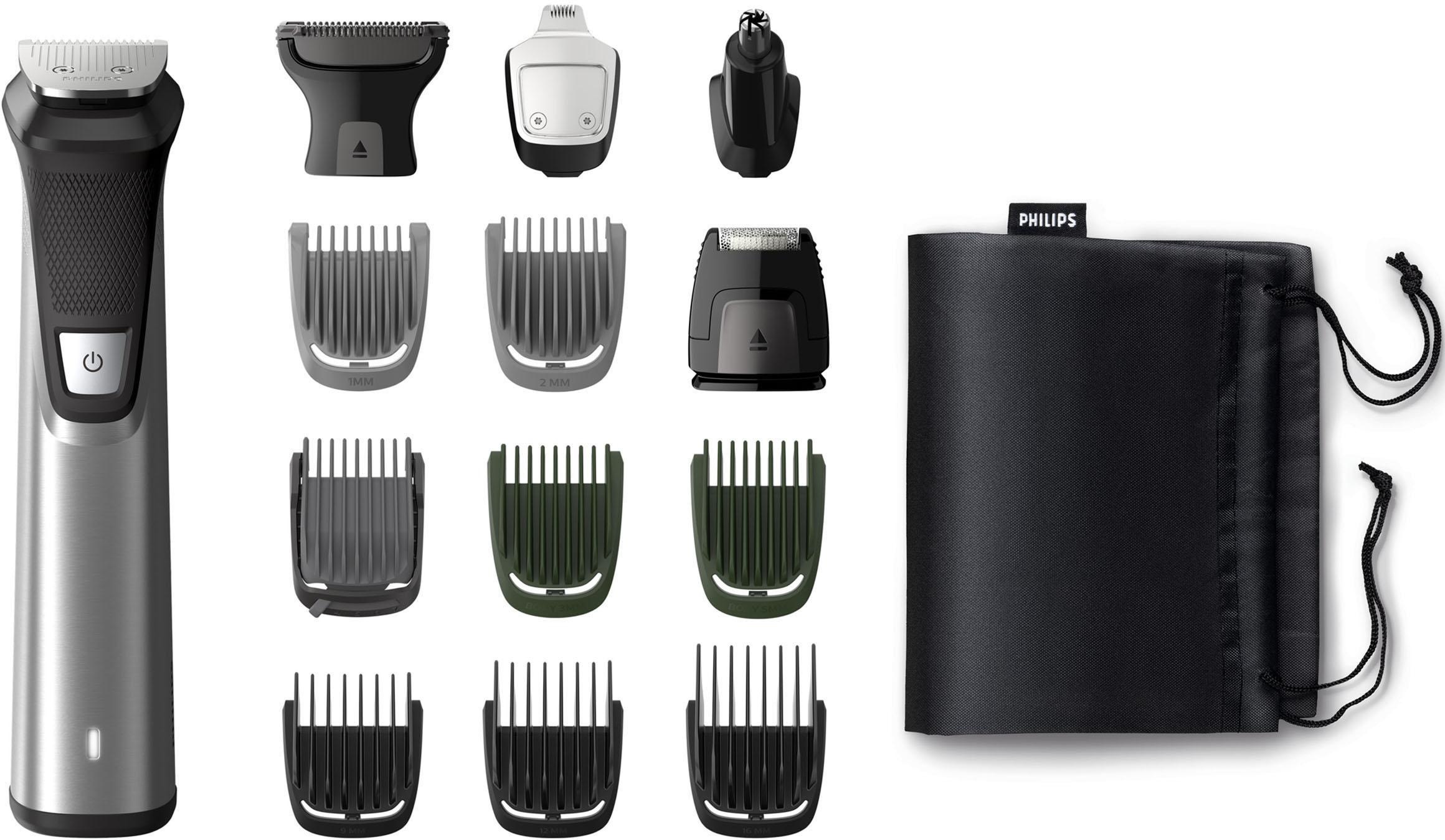 Philips Multifunktionstrimmer »MG7745/15«, 14 Aufsätze, All-in-One Trimmer, 14-in-1 für Gesicht, Körper und Kopfhaare