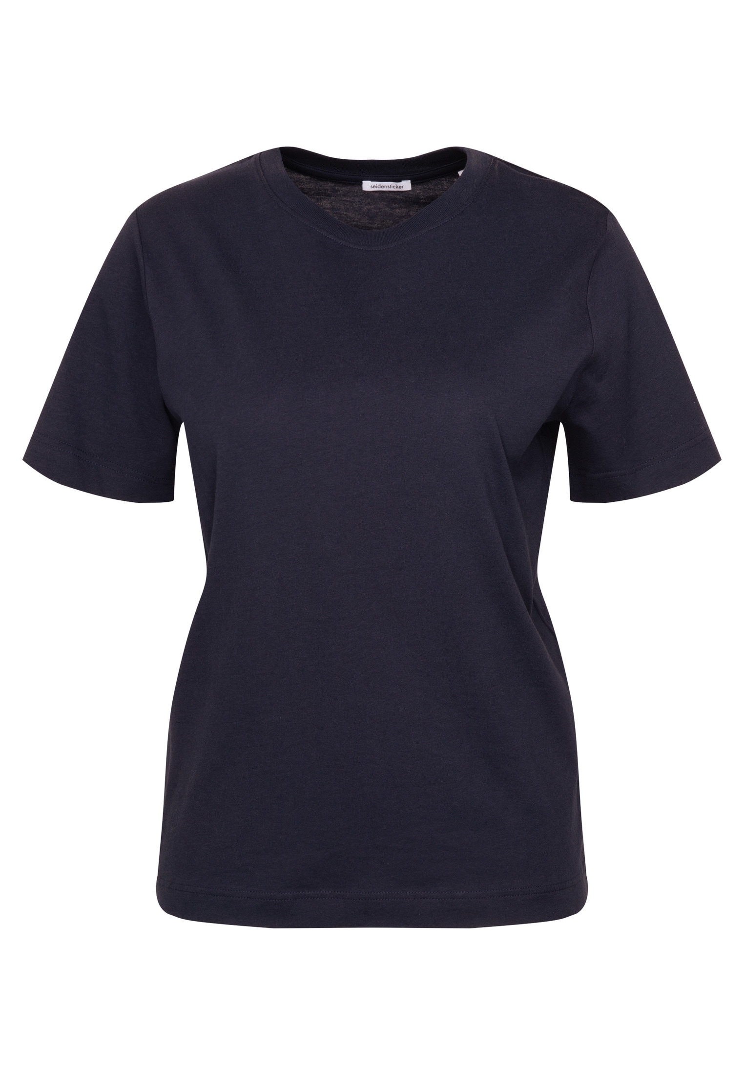 seidensticker T-Shirt »Schwarze Rose«, 1/2 Rundhals Uni