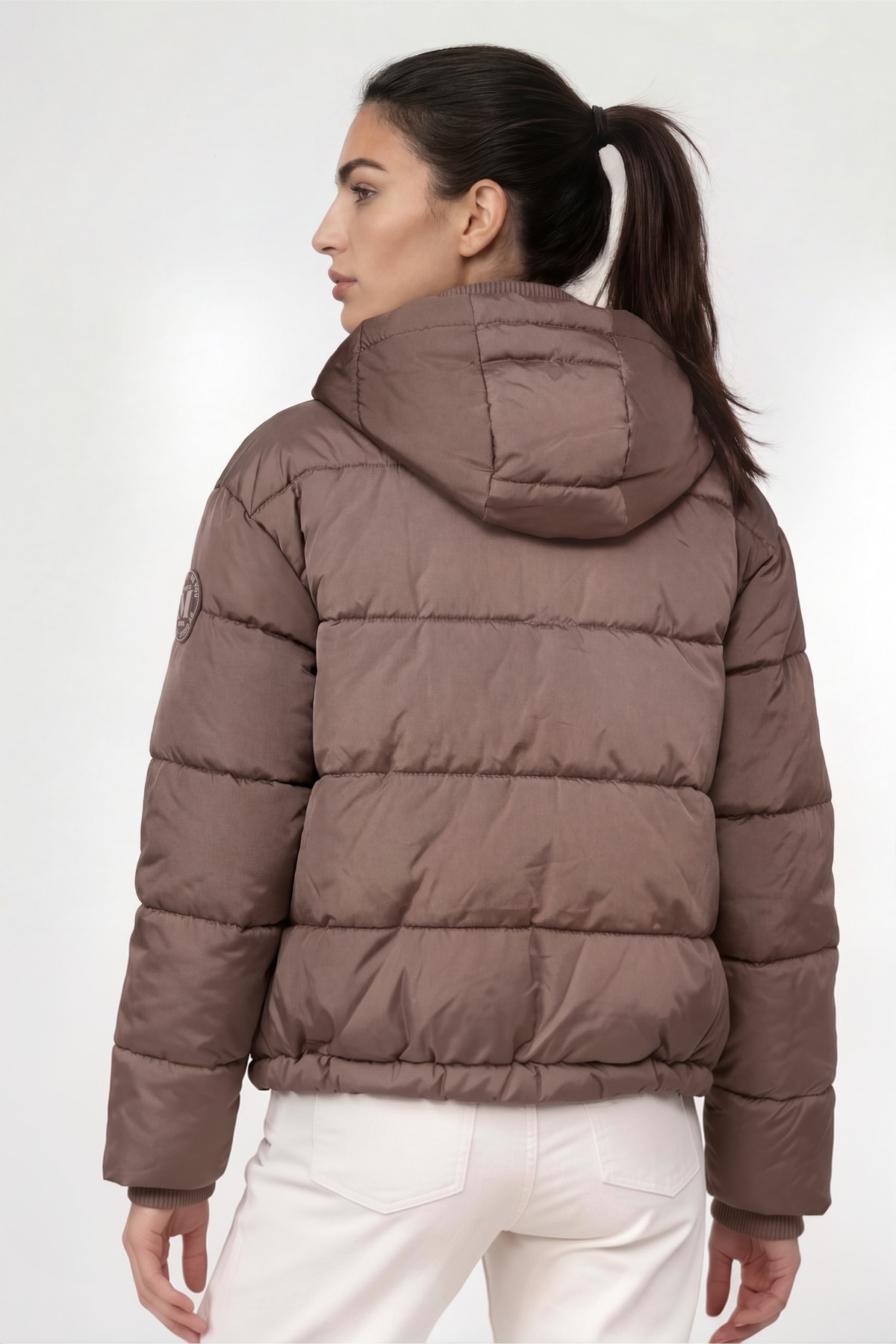 Monari Steppjacke »Jacke Stepp« mit Kapuze Regular fit mit Stehkragen und Kapuze