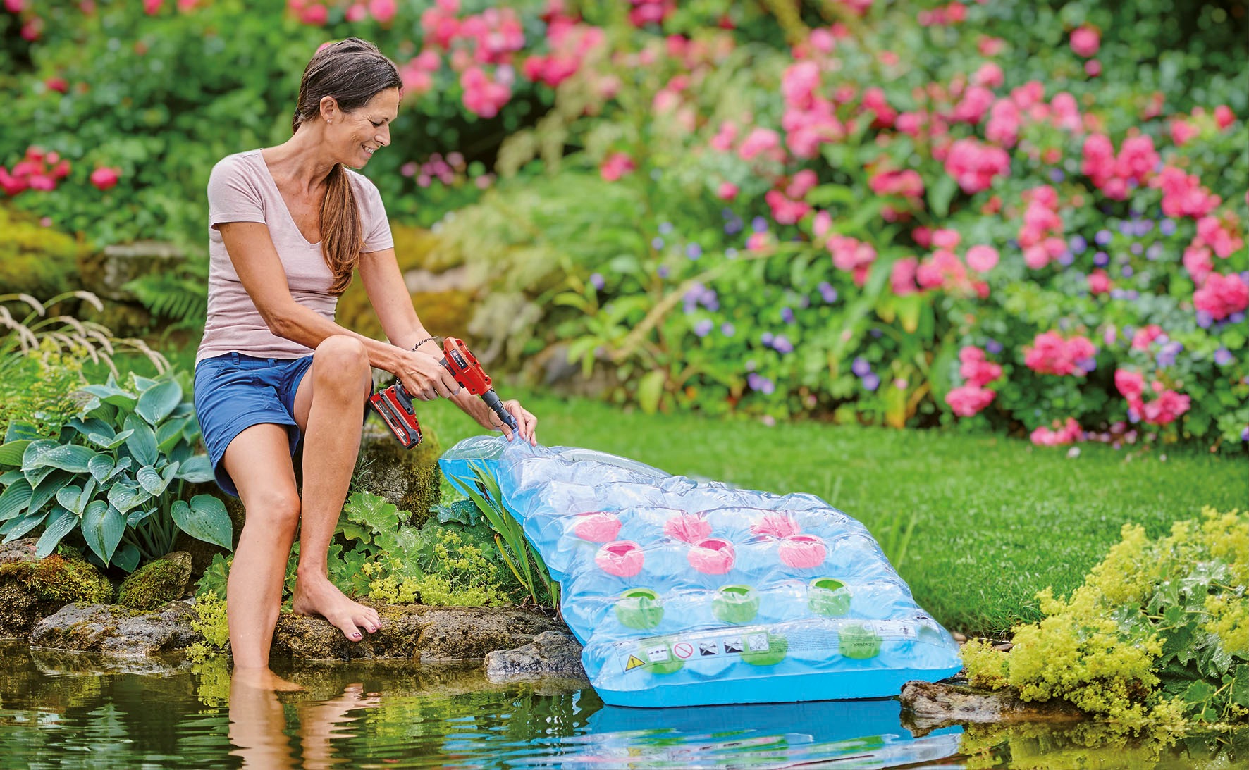 Einhell Akku-Luftpumpe »CE-AP 18 Li (1x2,5 Ah)« Inkl. Akku und Ladegerät