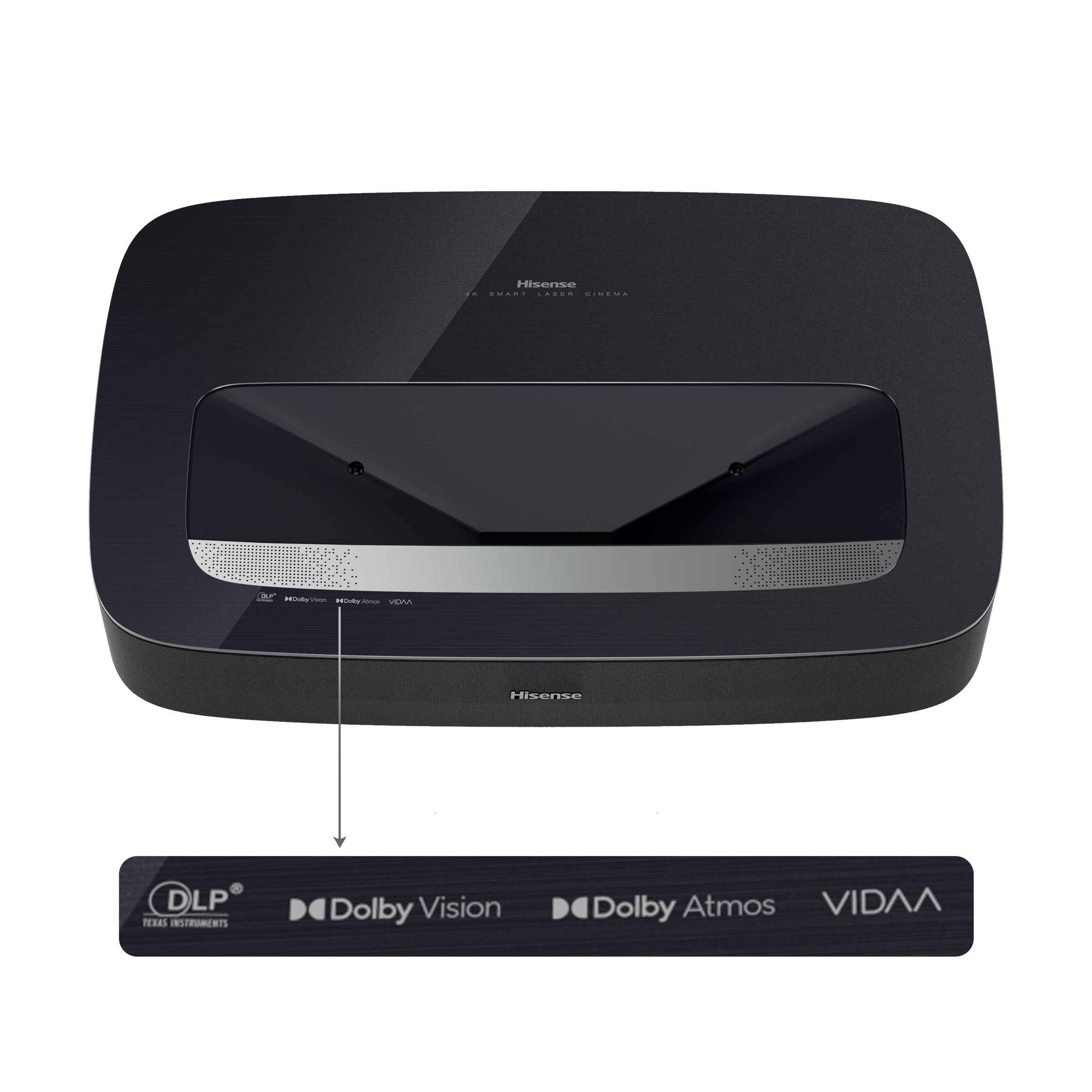 Hisense UHD-Beamer »Hisense PL1 Laser Cinema 80 - 120 Zoll Laser Projektor,(ohne Leinwand)«, (3000:1)