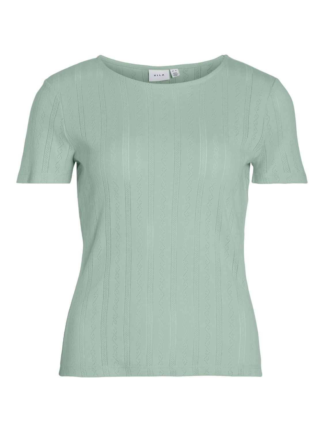 Vila Kurzarmshirt »VIKASSIE S/S POINTELLE TOP - NOOS«