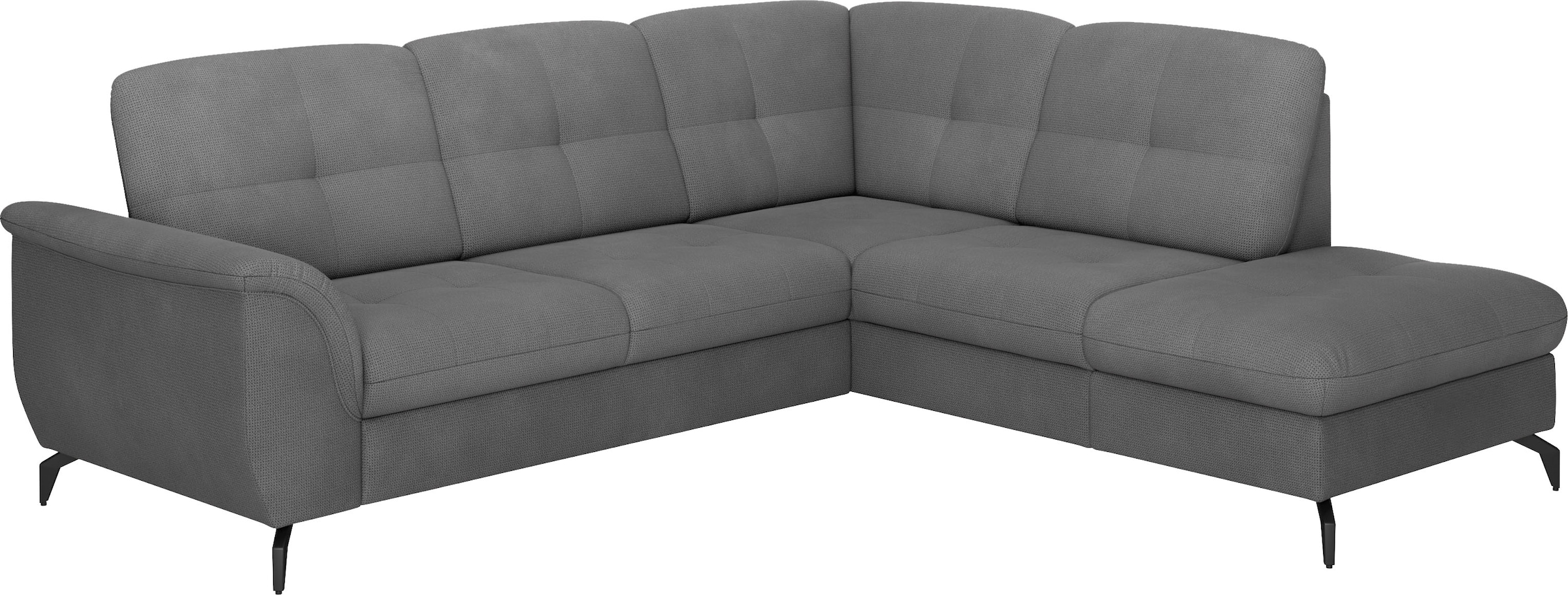 sit&more Ecksofa »Zora L-Form«, wahlweise mit Bettfunktion und Bettkasten
