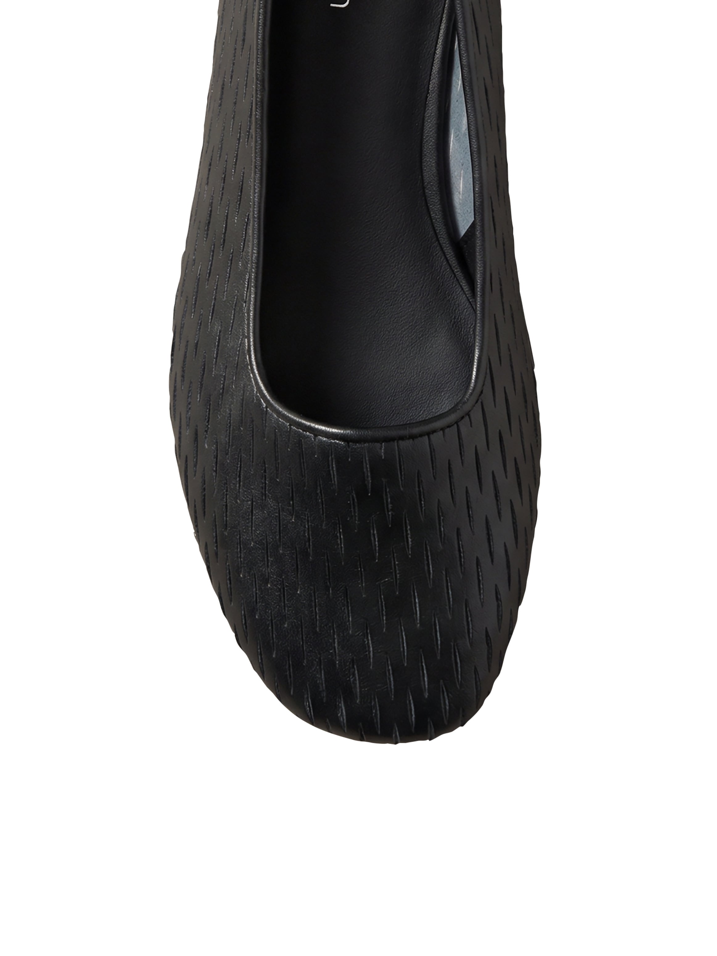 Calvin Klein Ballerina »OBLIQUE BALLERINA CUT LTH«  Schlupfschuh, Flats, Loafer mit Textur