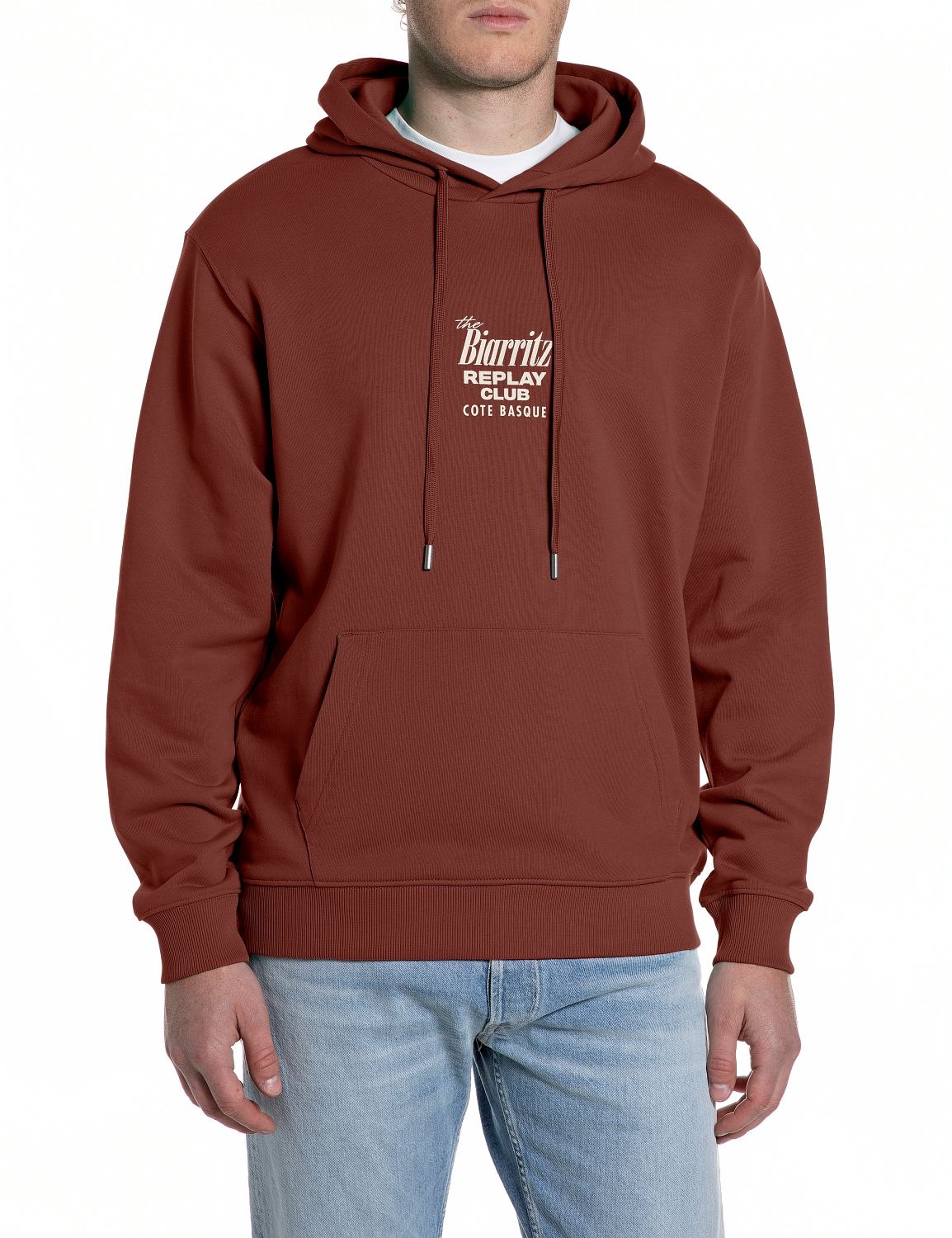 Replay Hoodie , mit großem Rückenprint

