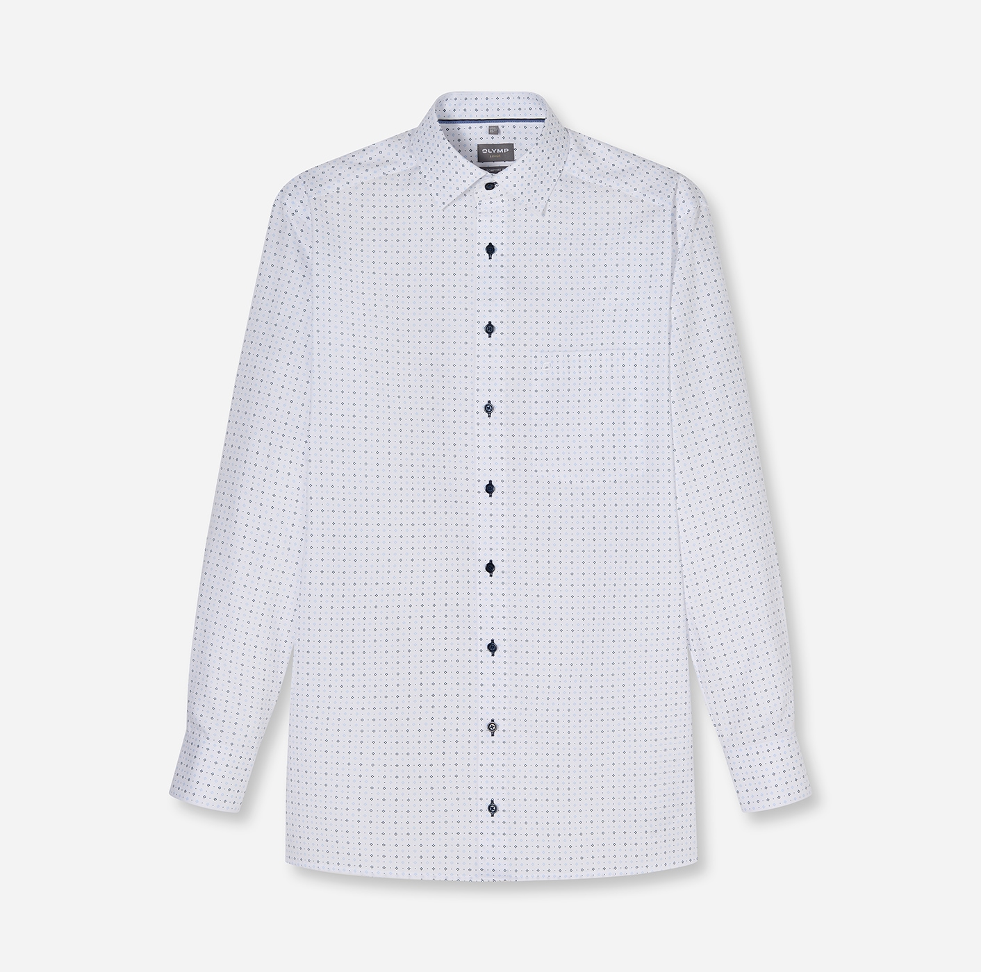 OLYMP Langarmhemd »Luxor« Businesshemd, comfort fit, Under-Button-down-Kragen