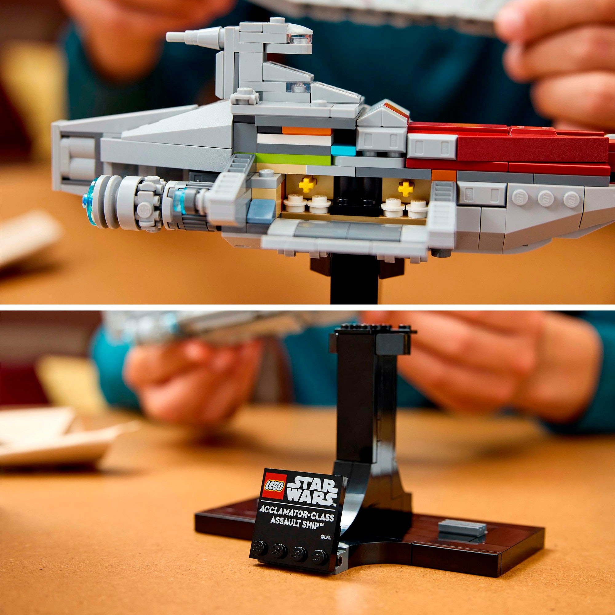 LEGO® Konstruktionsspielsteine »Assault Ship™ der Acclamator-Klasse (75404), LEGO Star Wars«, (450 St.), Made in Europe