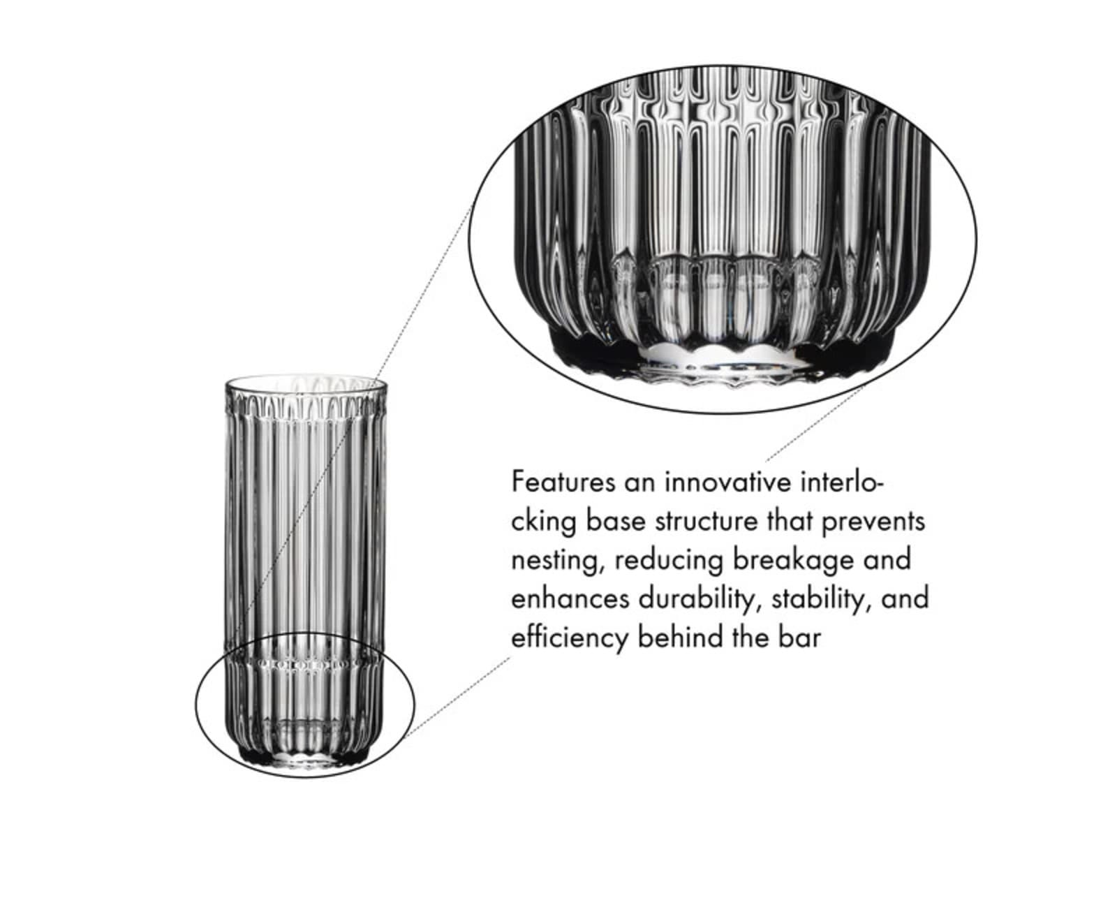 RIEDEL THE WINE GLASS COMPANY Longdrinkglas »Highball Gläser Bar Rituals 310 ml 6er Set transparent« Spülmaschinenfest